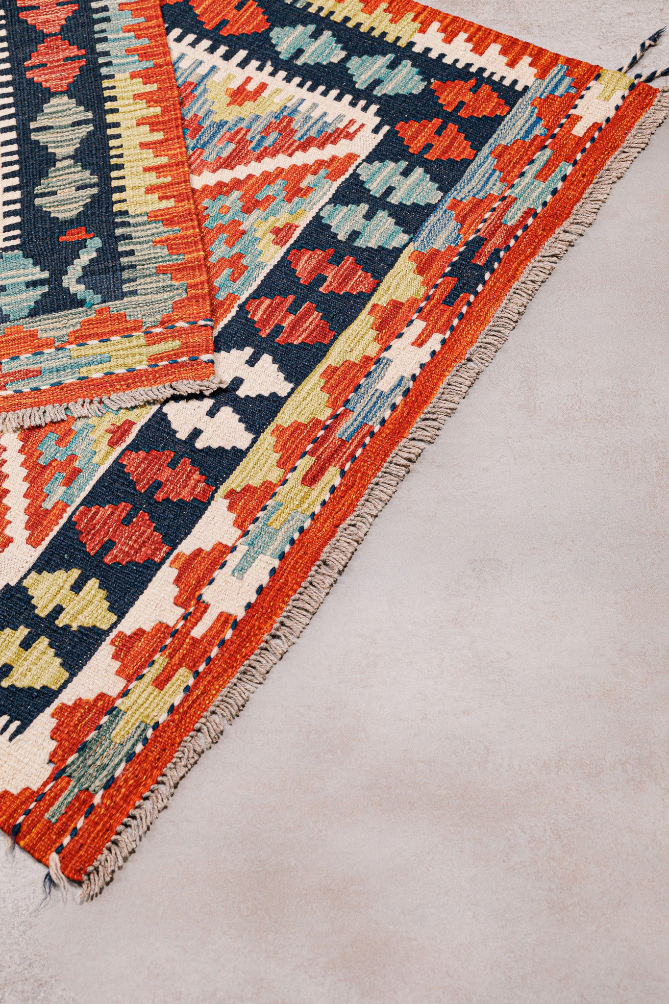 Teppich Kelim Mai Mai - 100 % Wolle - 102x147cm