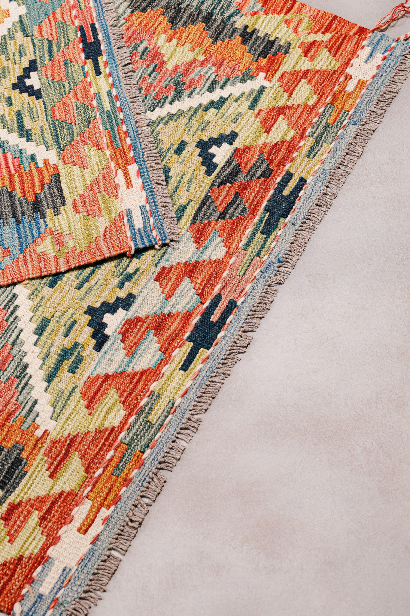 Teppich Kelim Mai Mai - 100 % Wolle - 104x150cm