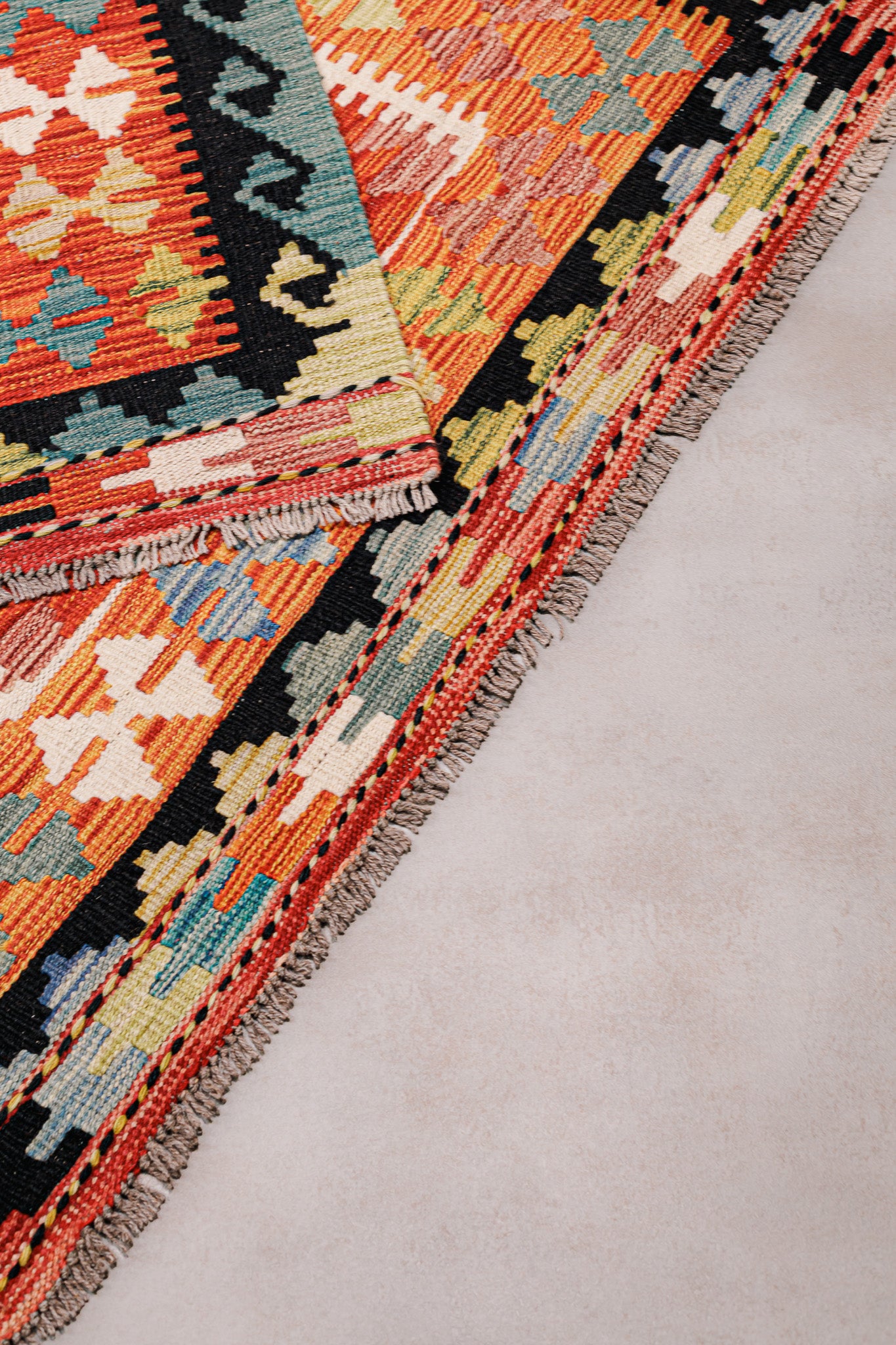 Teppich Kelim Mai Mai - 100 % Wolle - 109x147cm