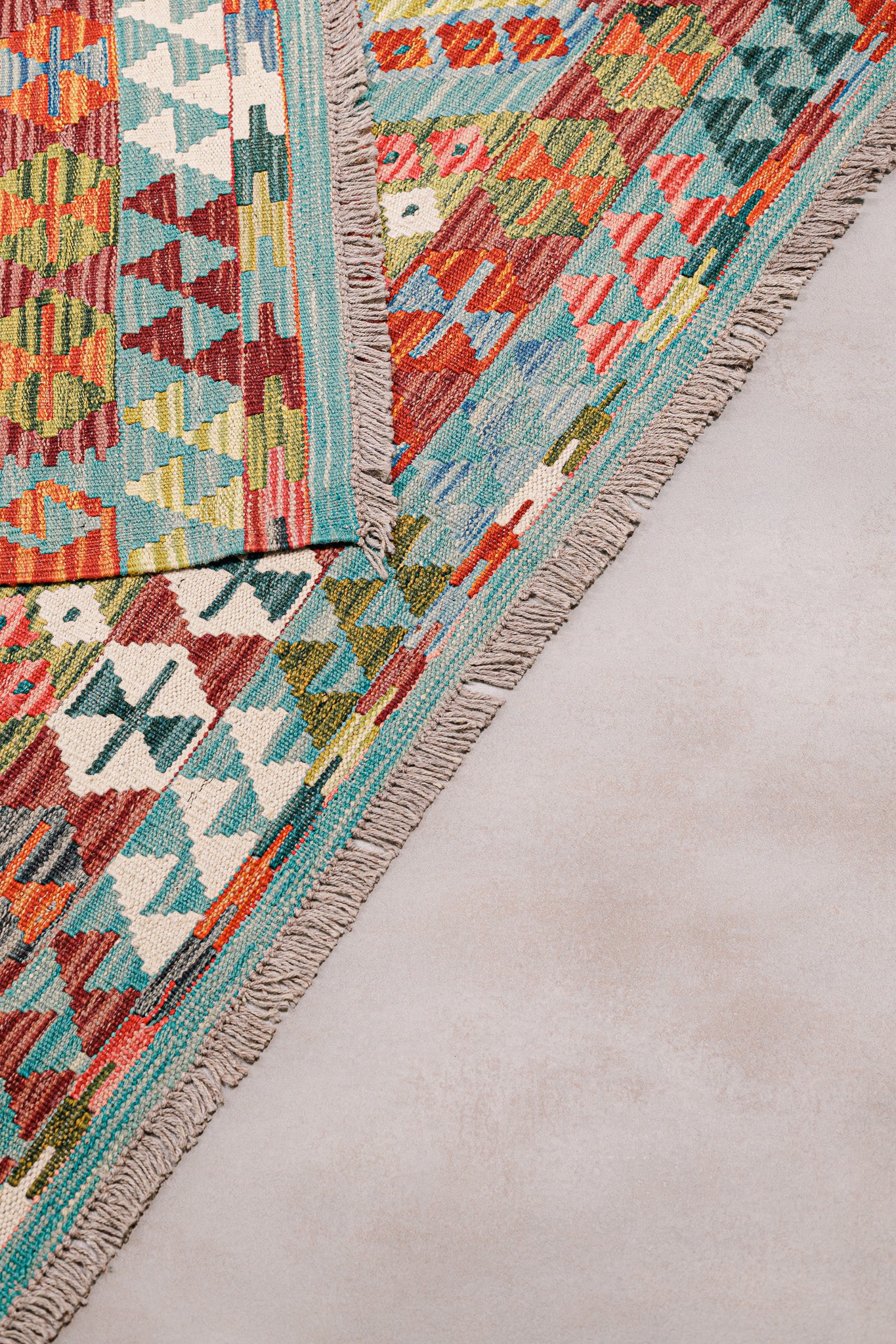 Teppich Kelim Mai Mai - 100 % Wolle - 126x190cm