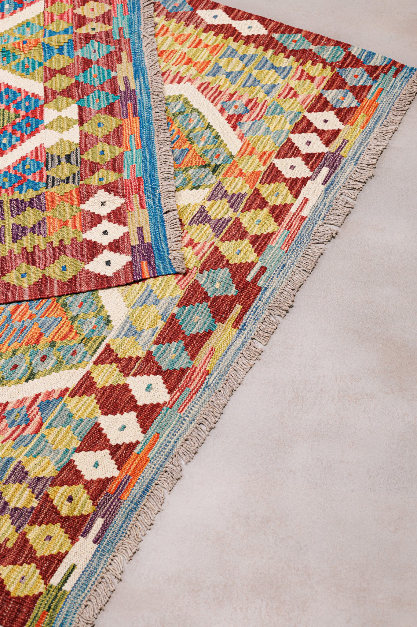 Teppich Kelim Mai Mai - 100 % Wolle - 119x189cm