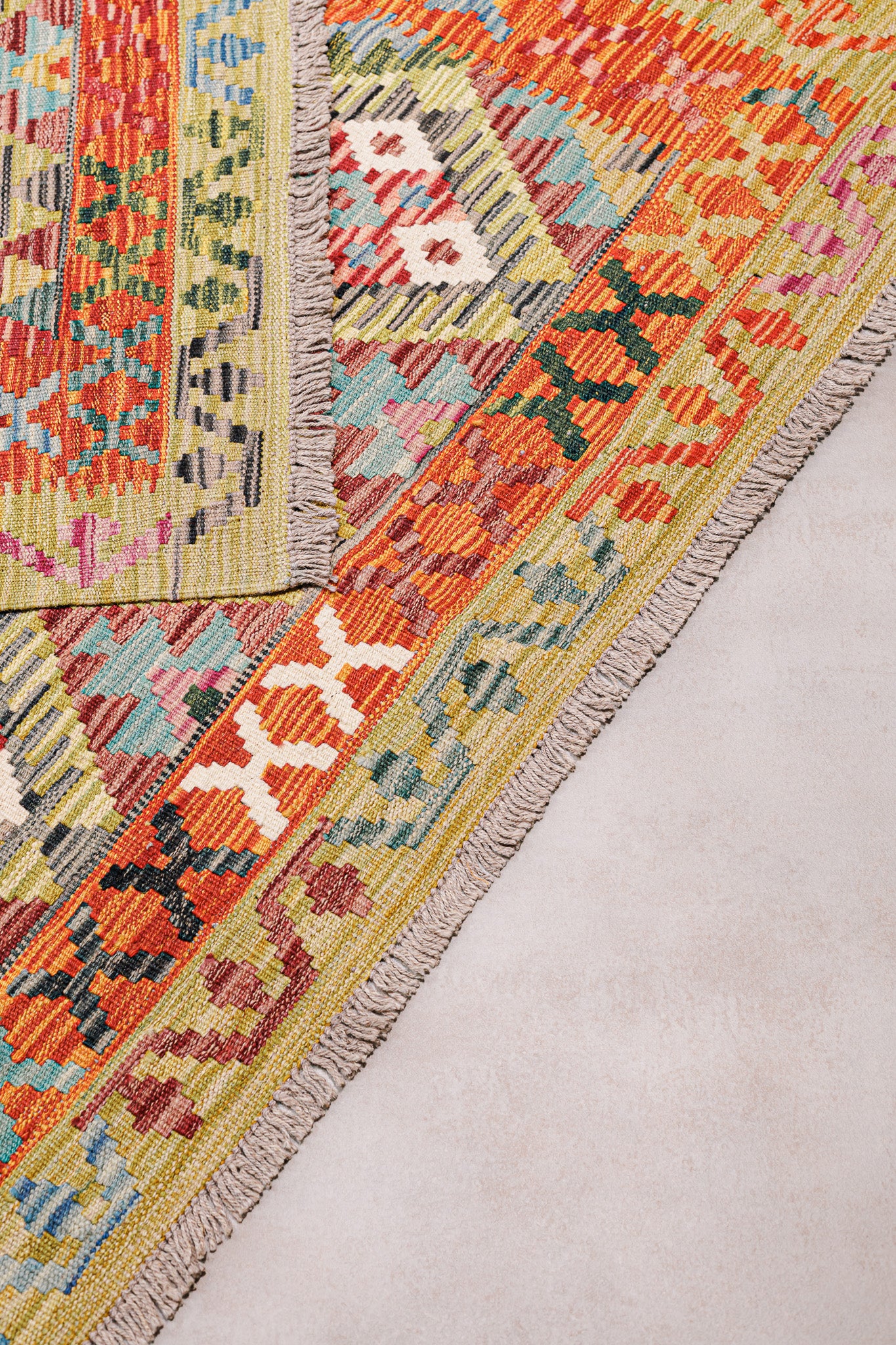 Teppich Kelim Mai Mai - 100 % Wolle - 122x186cm