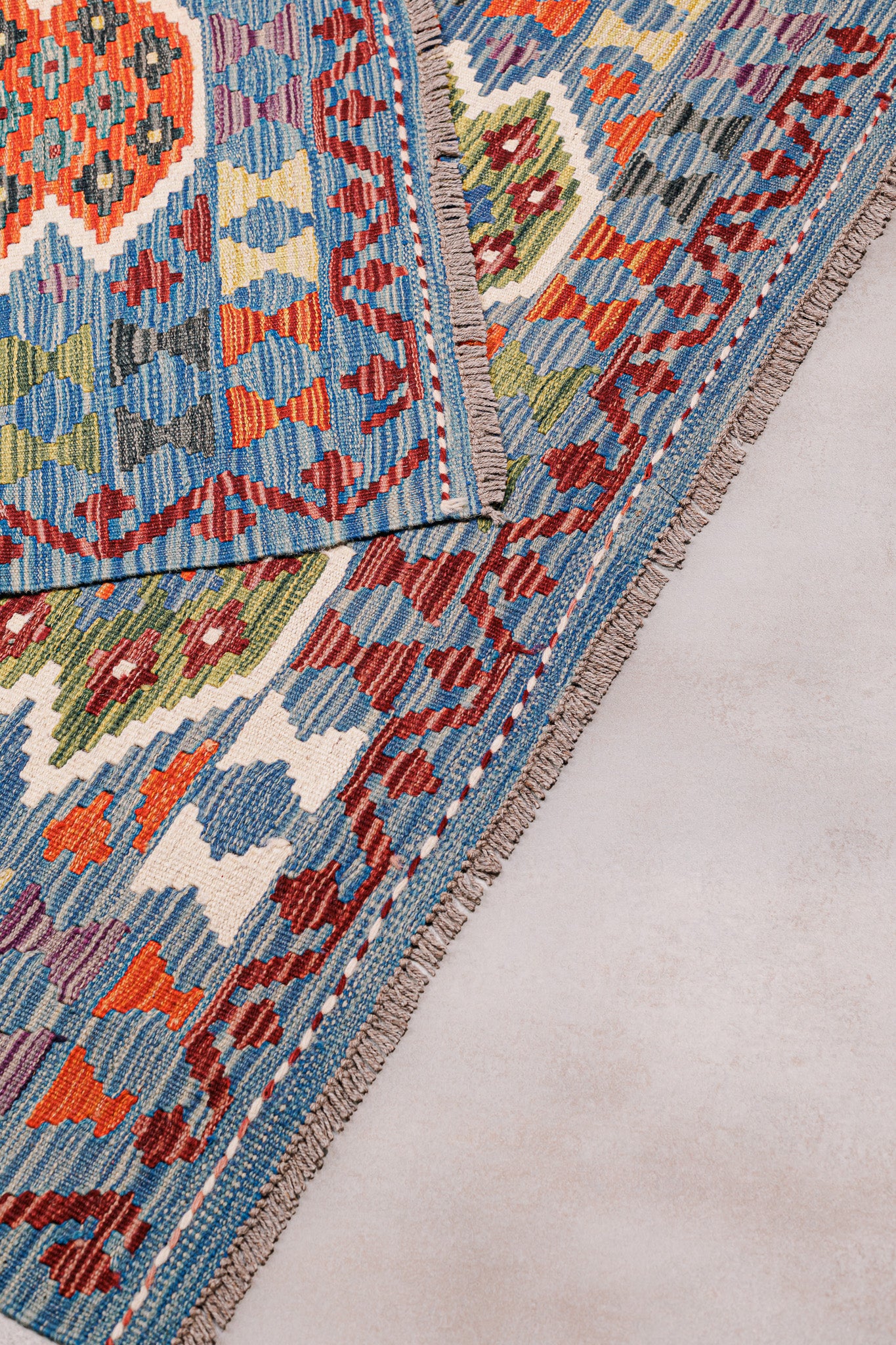 Teppich Kelim Mai Mai - 100 % Wolle - 120x181cm