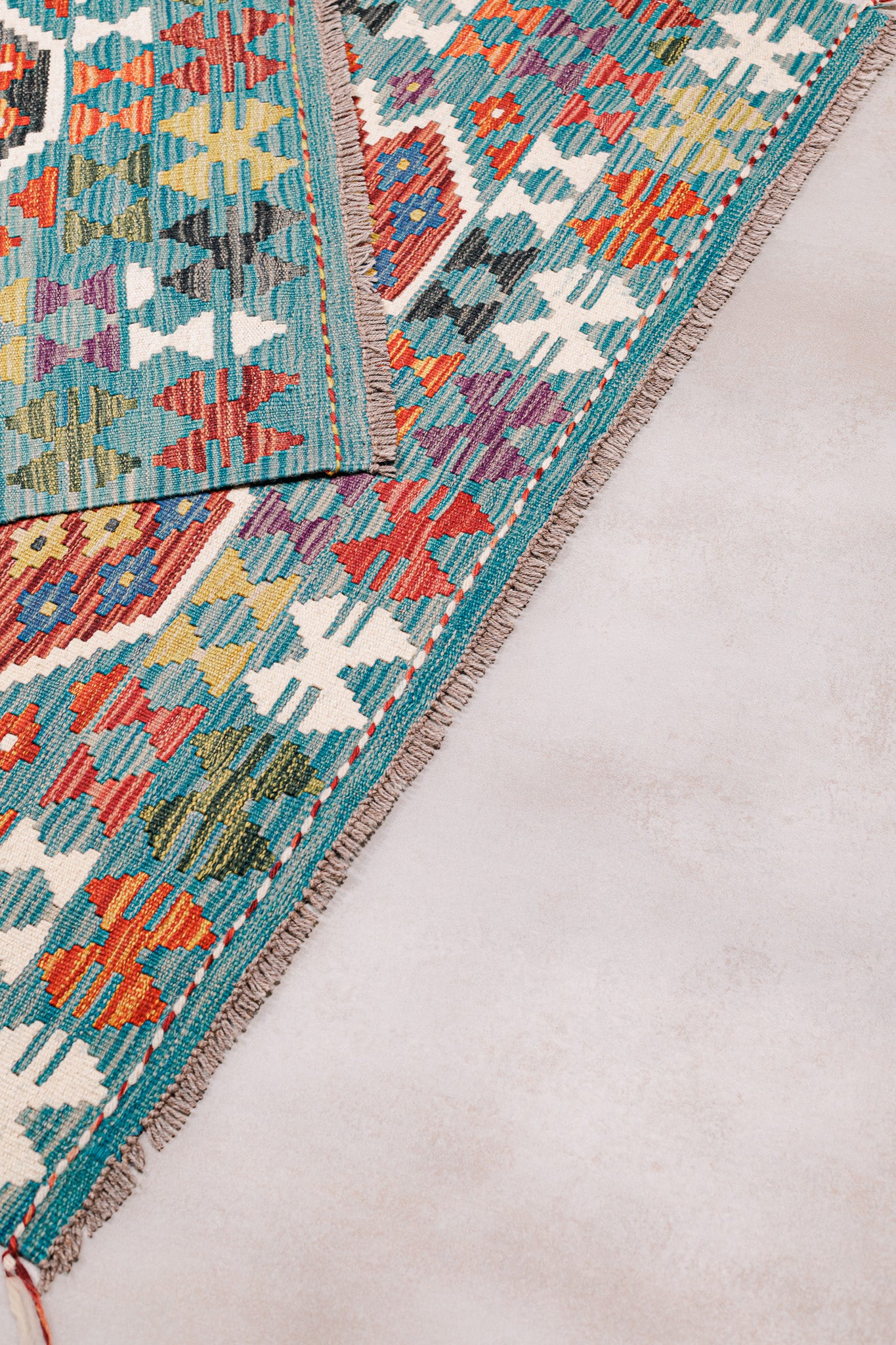 Teppich Kelim Mai Mai - 100 % Wolle - 120x190cm