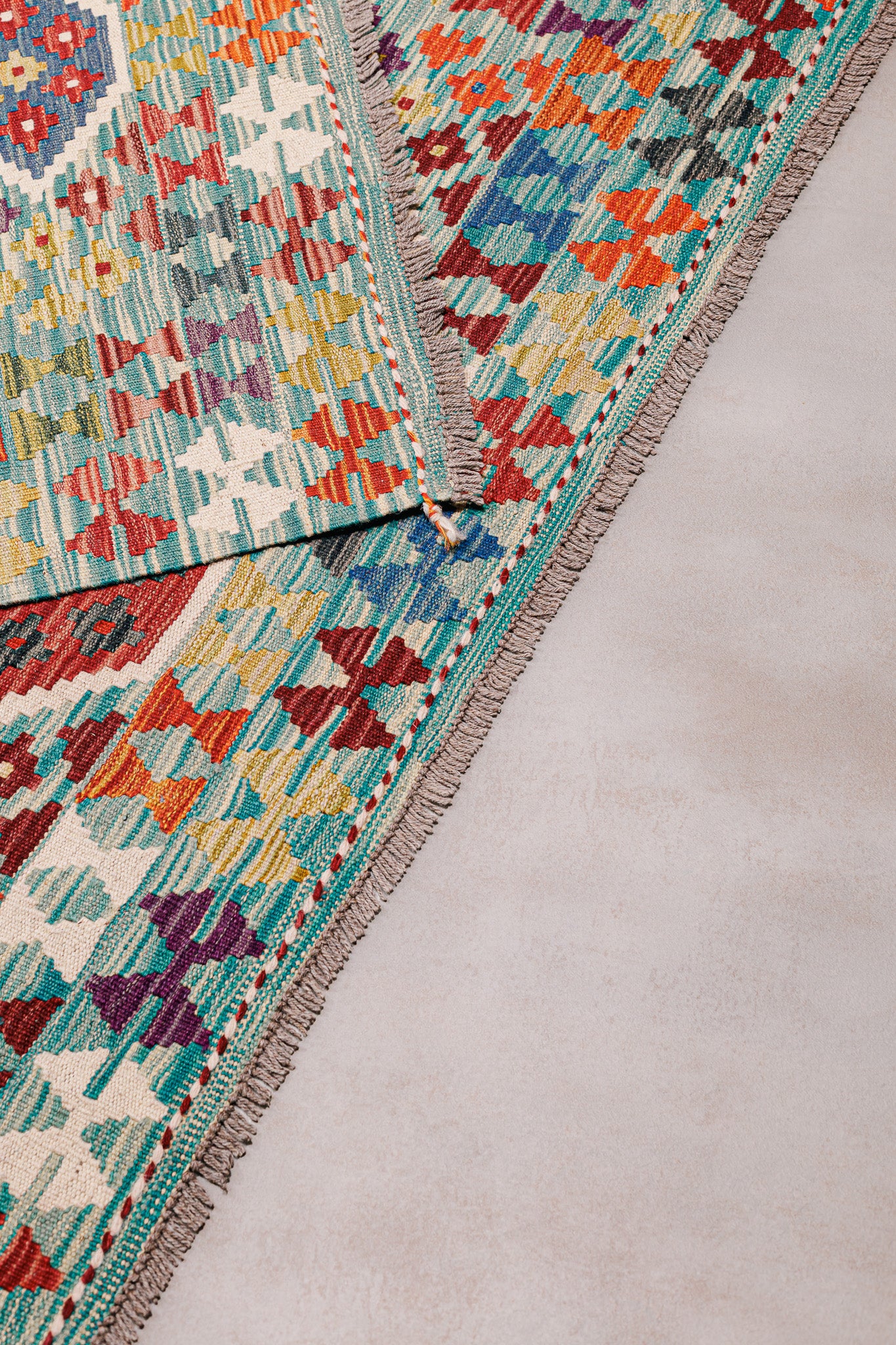 Teppich Kelim Mai Mai - 100 % Wolle - 128x184cm