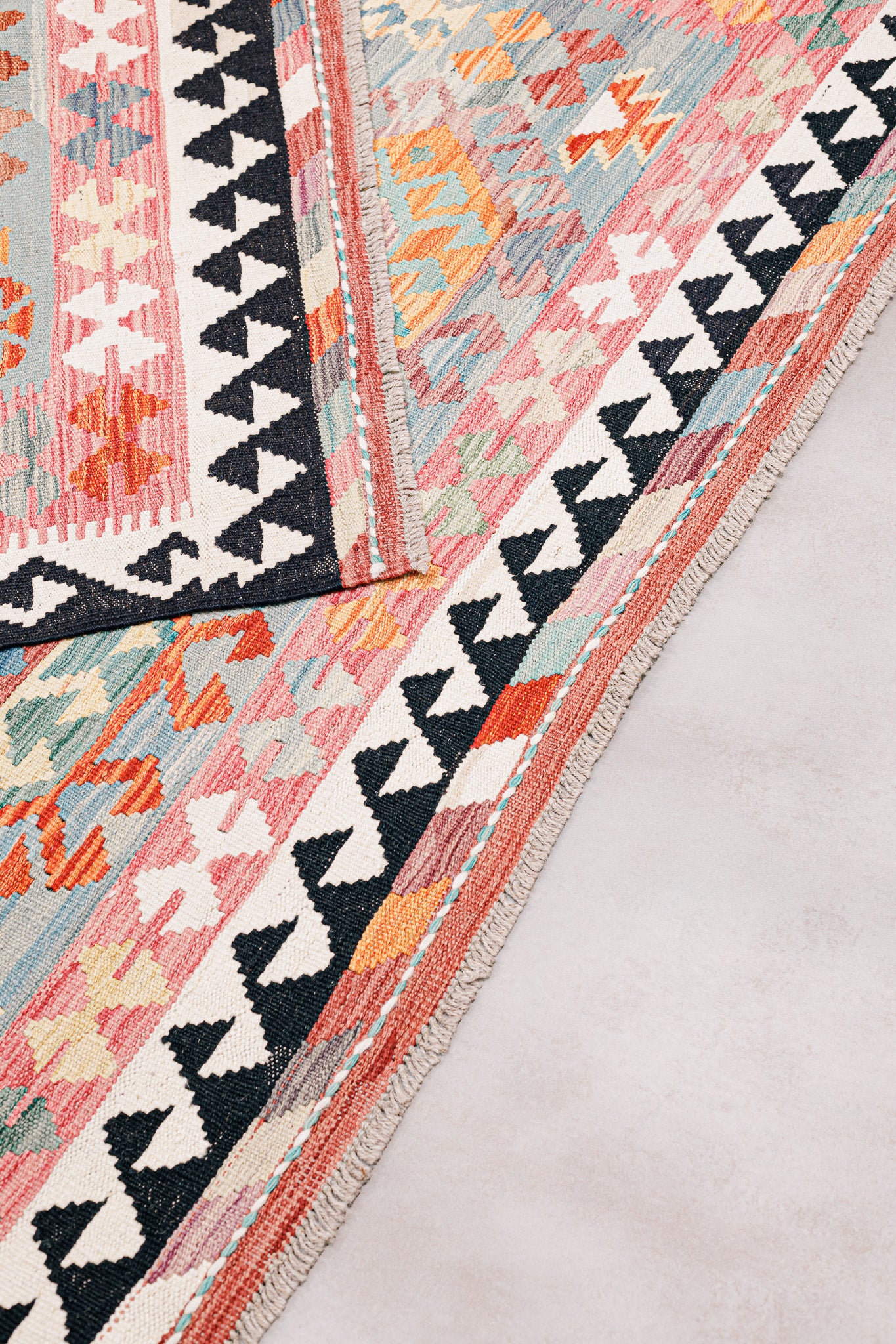 Teppich Kelim Mai Mai - 100 % Wolle - 163x242cm