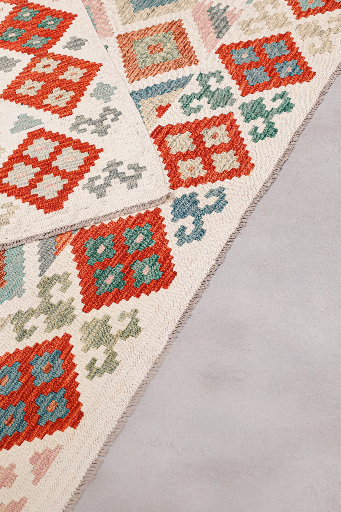 Teppich Kelim Mai Mai - 100 % Wolle - 172x249cm