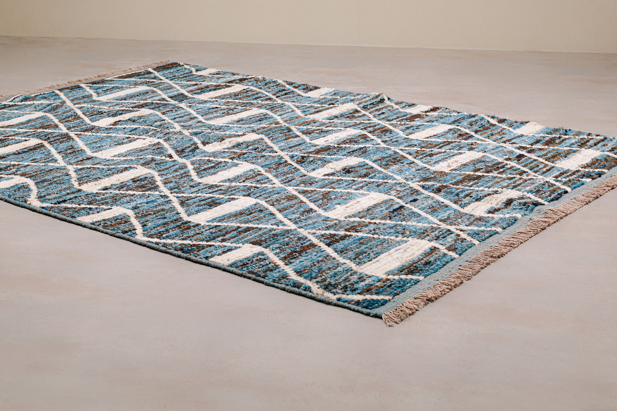 Alfombra Tribal Moroccan- 100% Lana