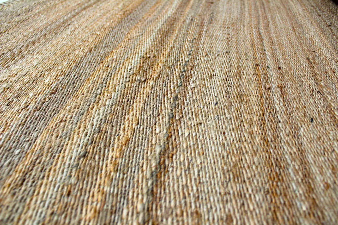Merida Jute-Teppich - Beige, Flachgewebe