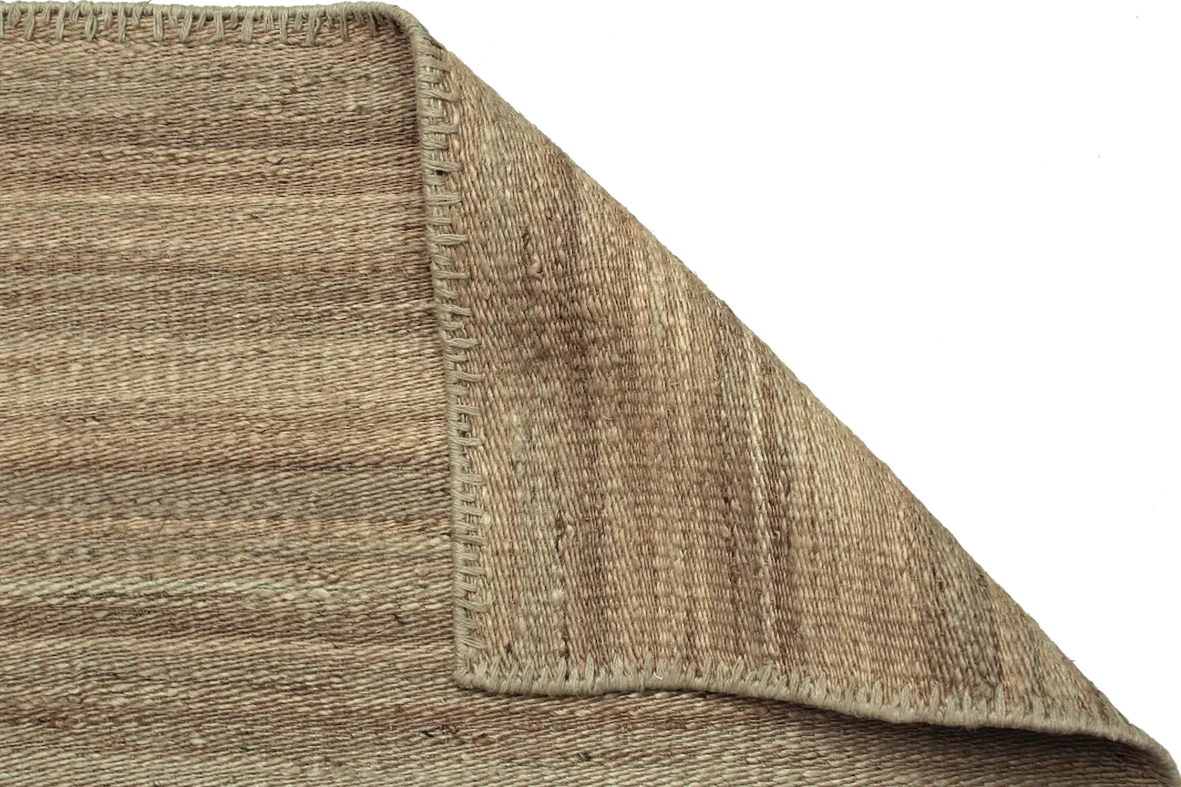 Merida Jute-Teppich - Beige, Flachgewebe