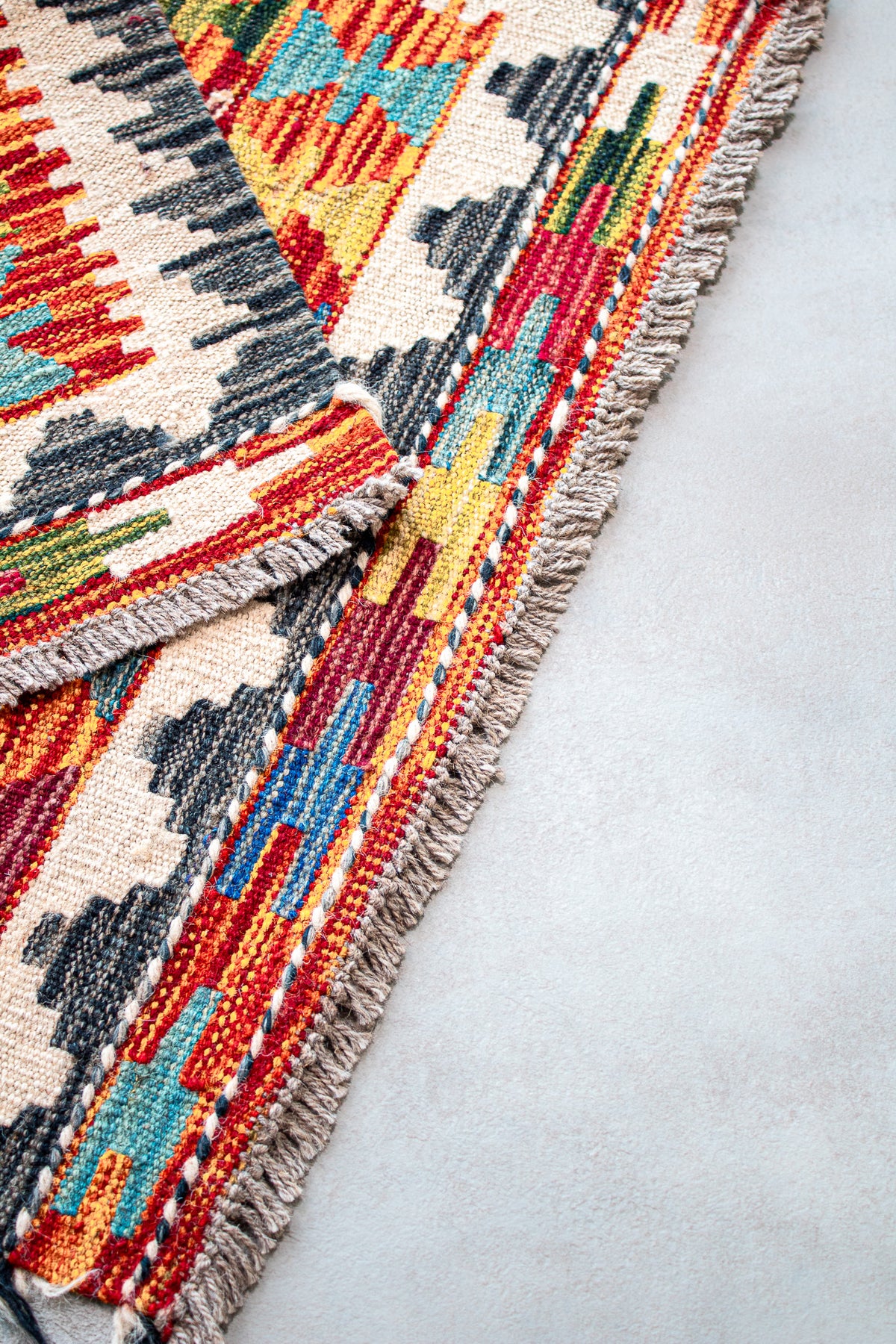 Alfombra Kilim Mai Mai 100% Lana - 60x90cm