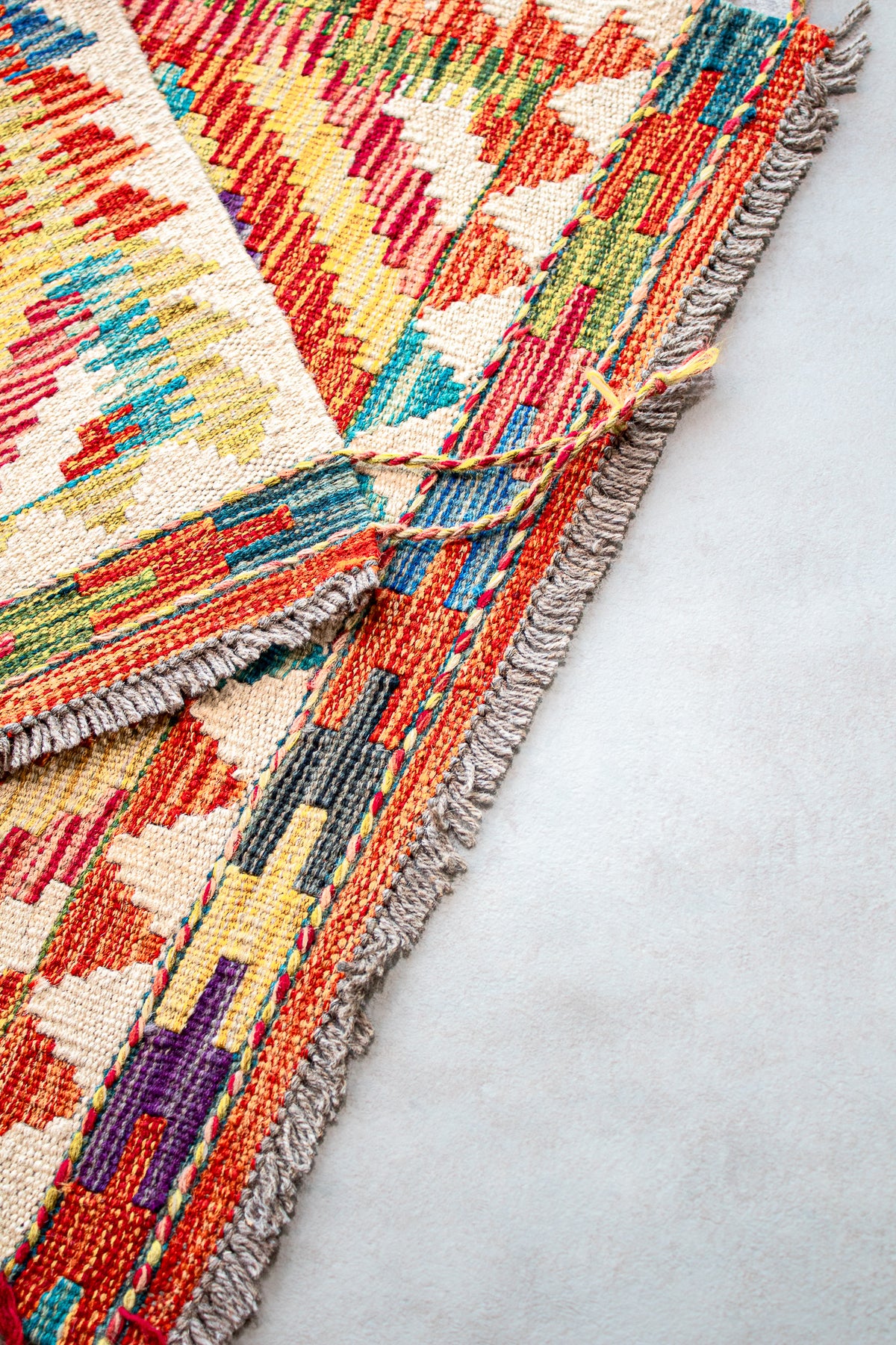 Alfombra Kilim Mai Mai 100% Lana - 60x90cm