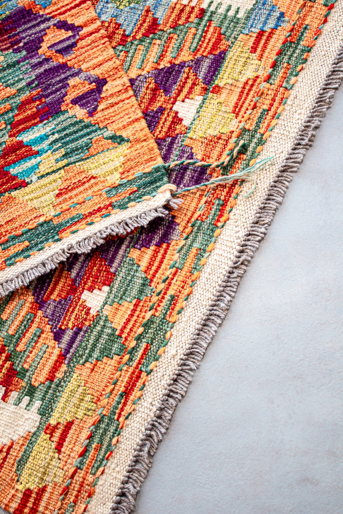 Alfombra Kilim Mai Mai 100% Lana - 60x90cm