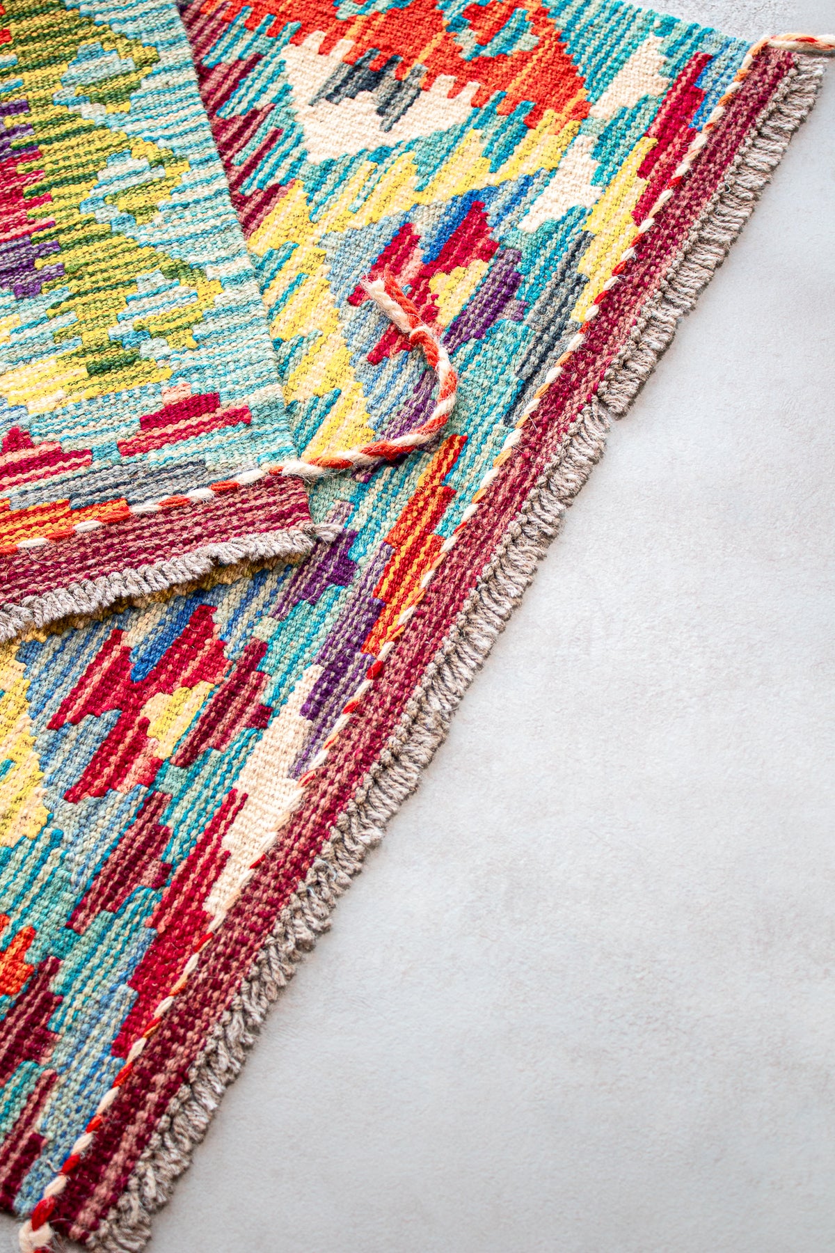 Alfombra Kilim Mai Mai 100% Lana - 60x90cm