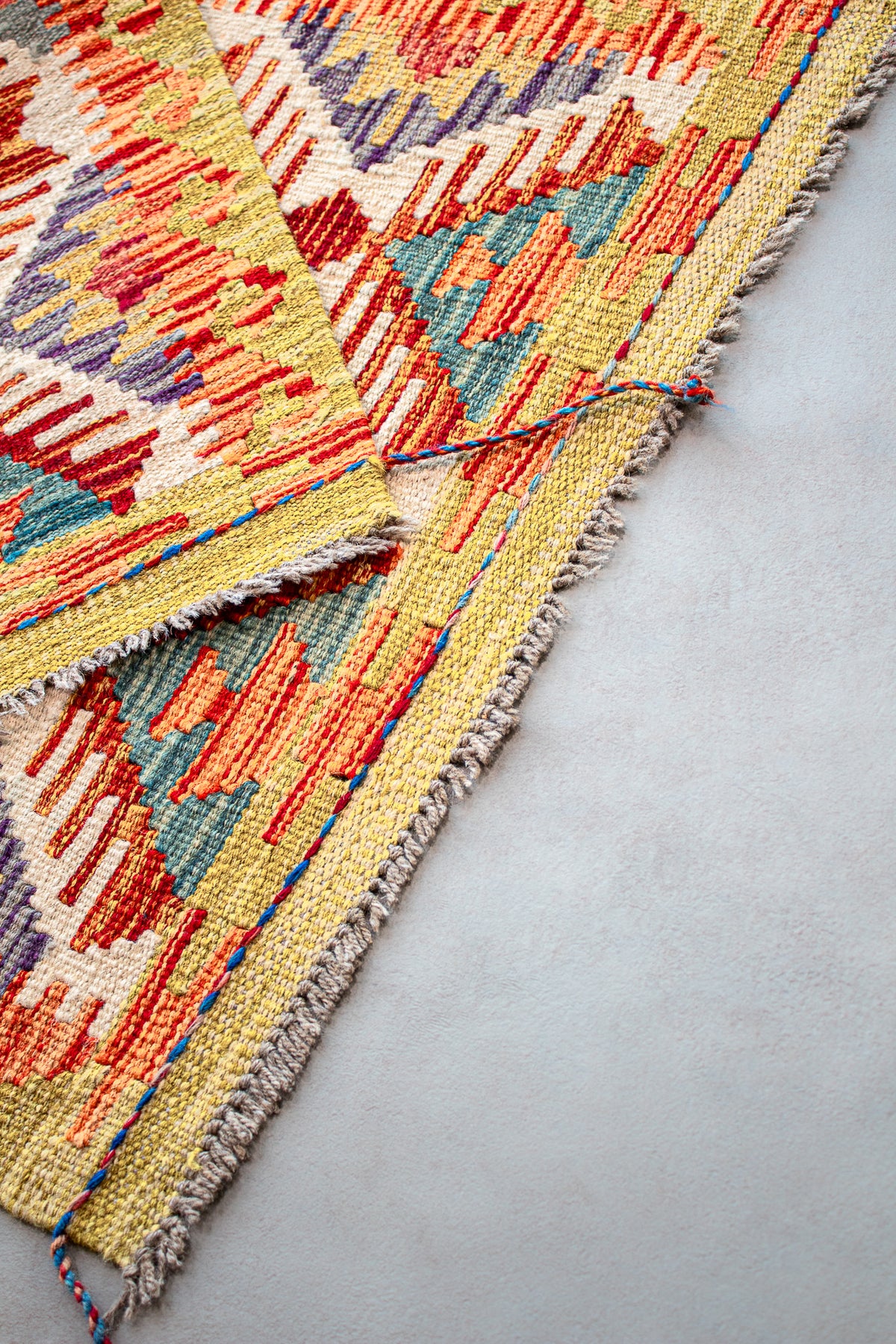 Alfombra Kilim Mai Mai 100% Lana - 60x90cm