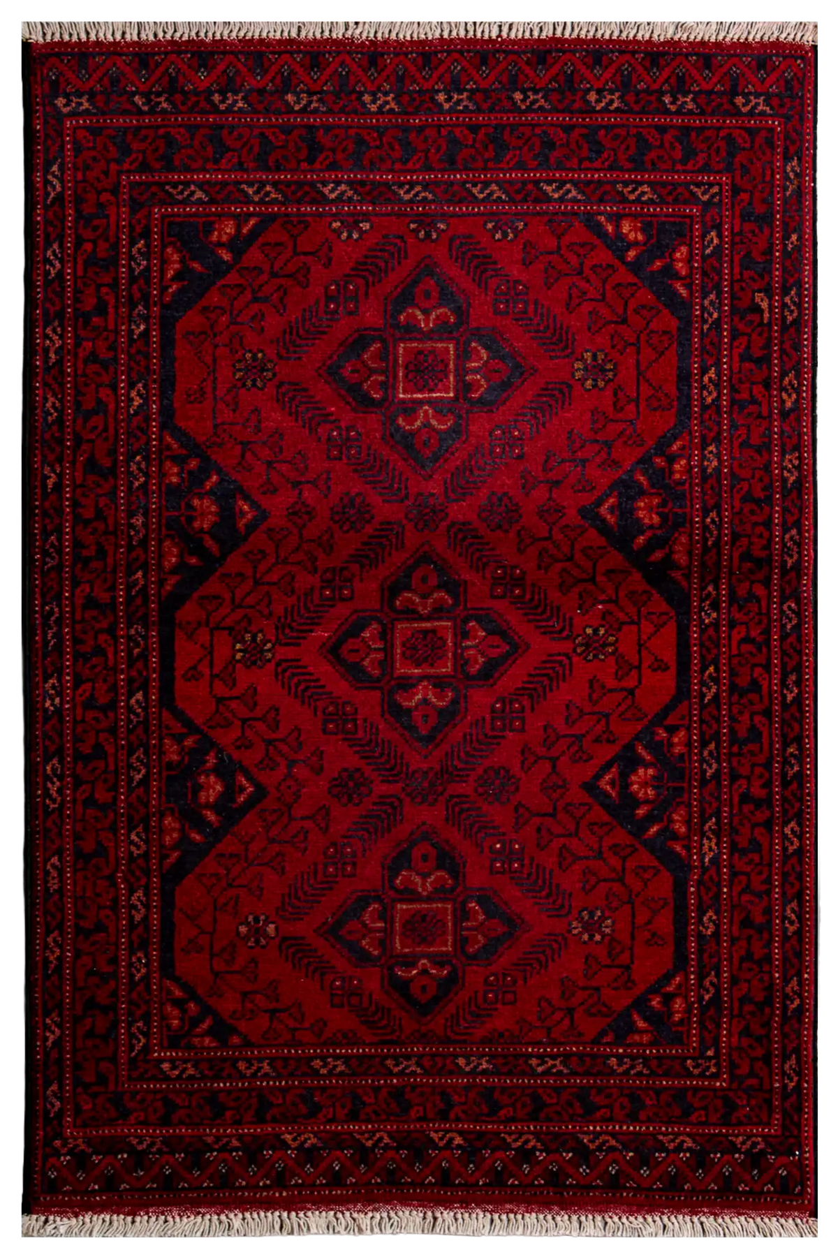 Teppich Wollte Handgeknüpfter Roter – 76x120cm