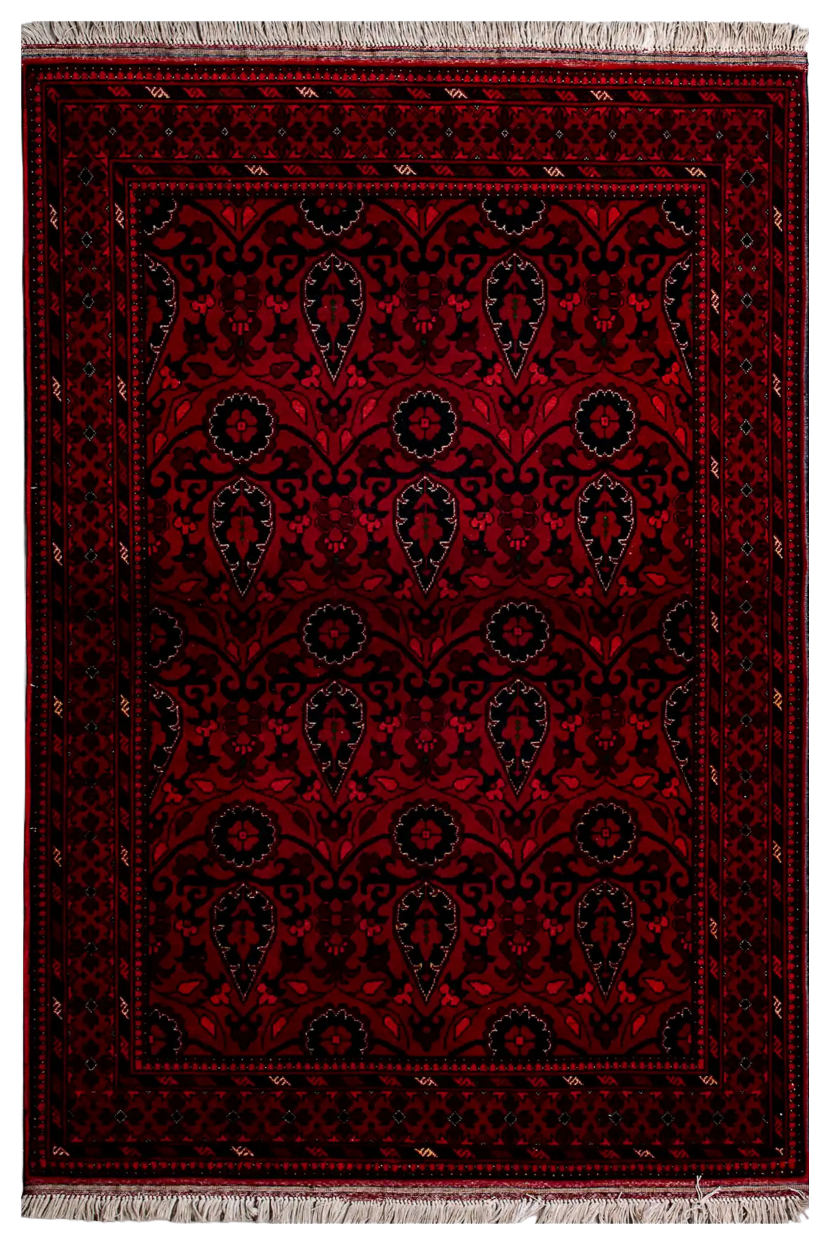 Teppich Wollte Handgeknüpfter Roter – 102x145cm