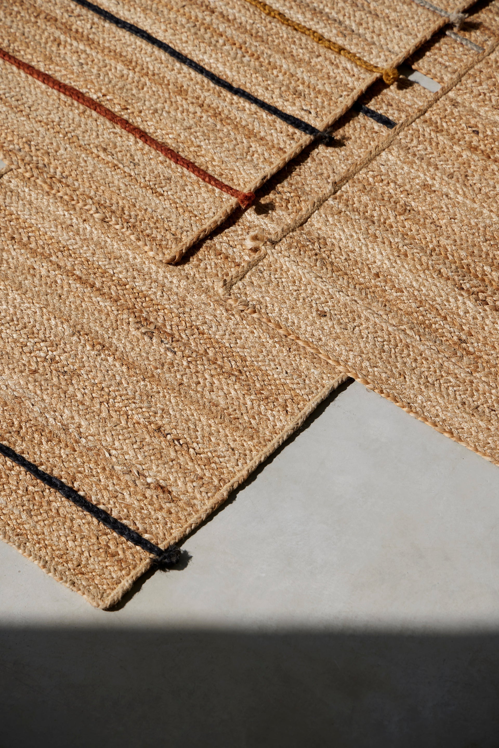 Tapis en jute Crète - en jute plat marron