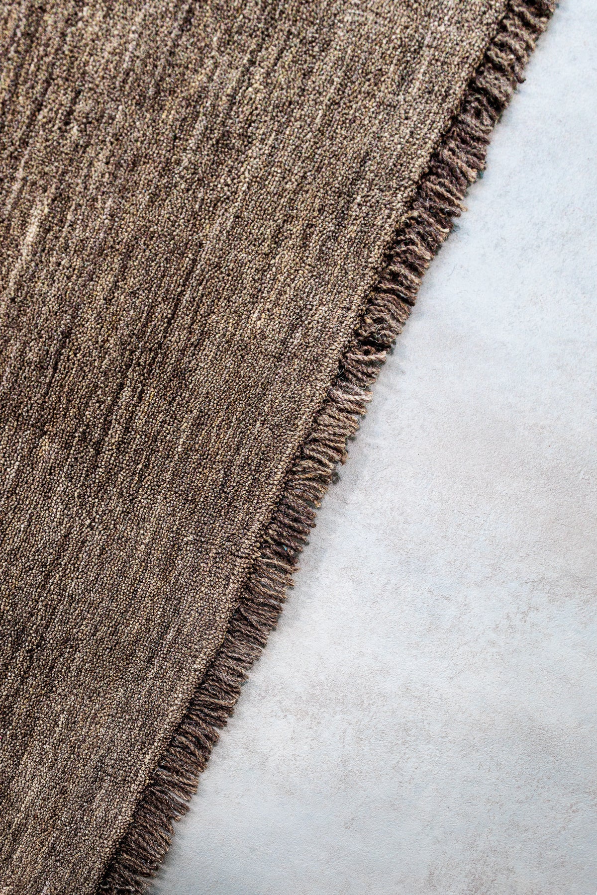 Teppich Moon Brown - Groß, Wolle, fürs Wohnzimmer