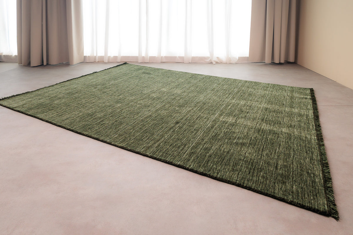 Rug Moon Green - Large Wool Living Room