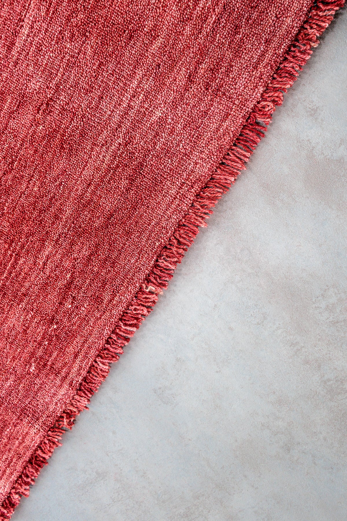 Teppich Moon Rot - Groß, Wolle, fürs Wohnzimmer