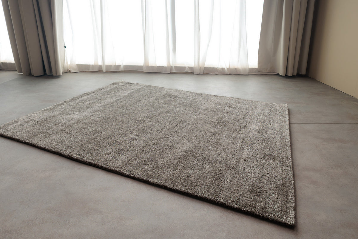 Teppich Perla Grey – 100 % Wolle für das Wohnzimmer