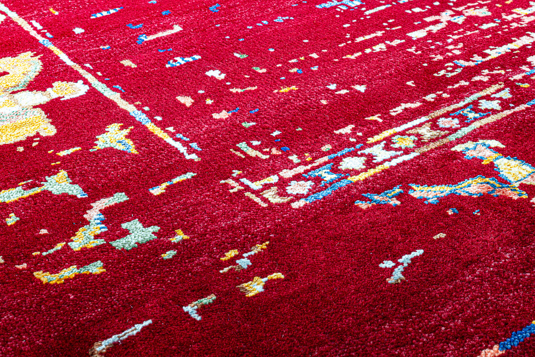 Alfombra Gabbeh Loribaft - de salón red 175 x 249
