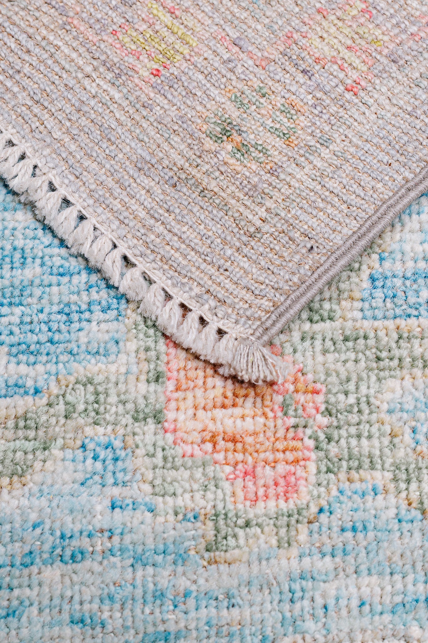 Alfombra Oushak - Beige en Lana 146 x 212 cm