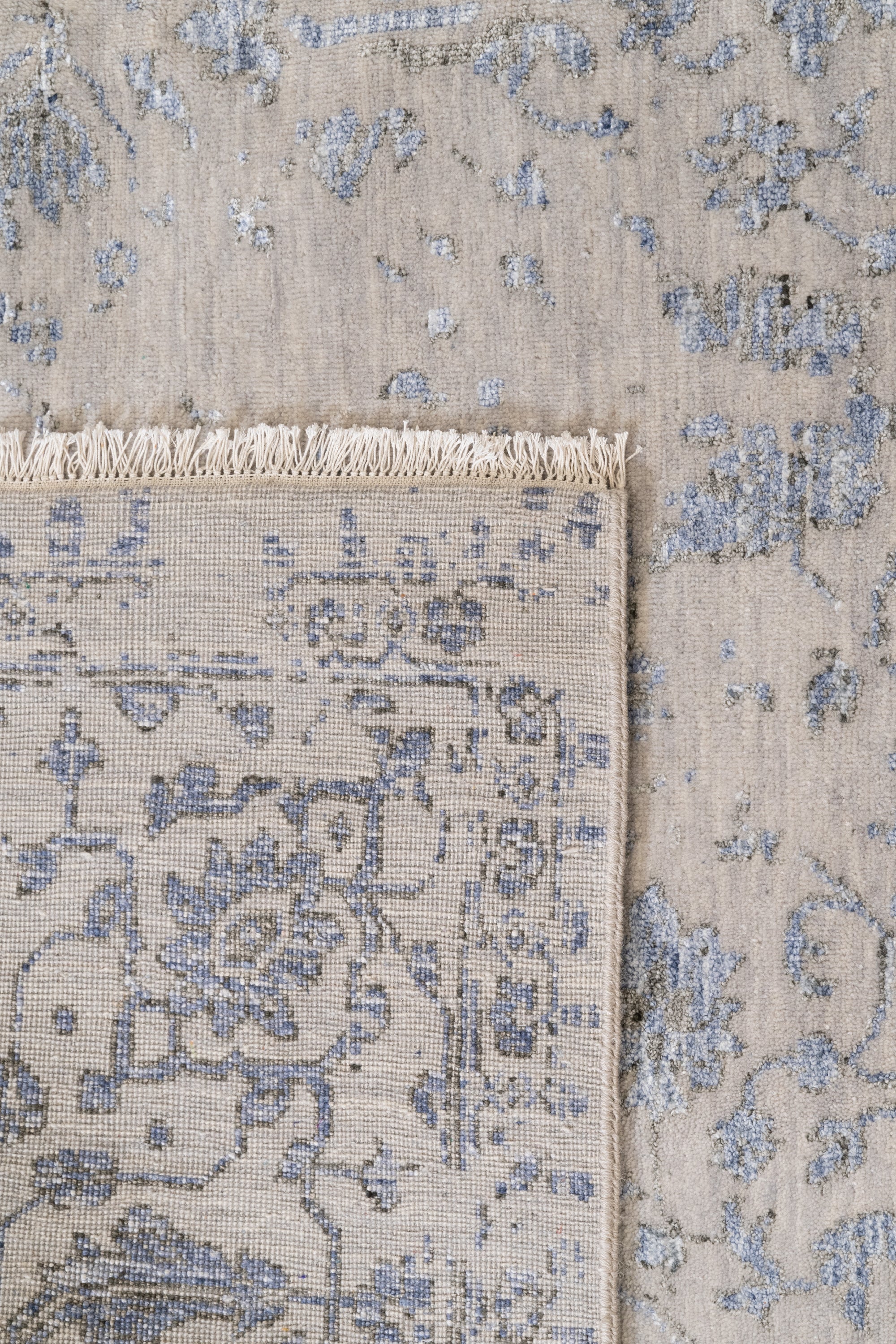 Teppich Galaxy Silver - Viskose-Baumwolle 237x300