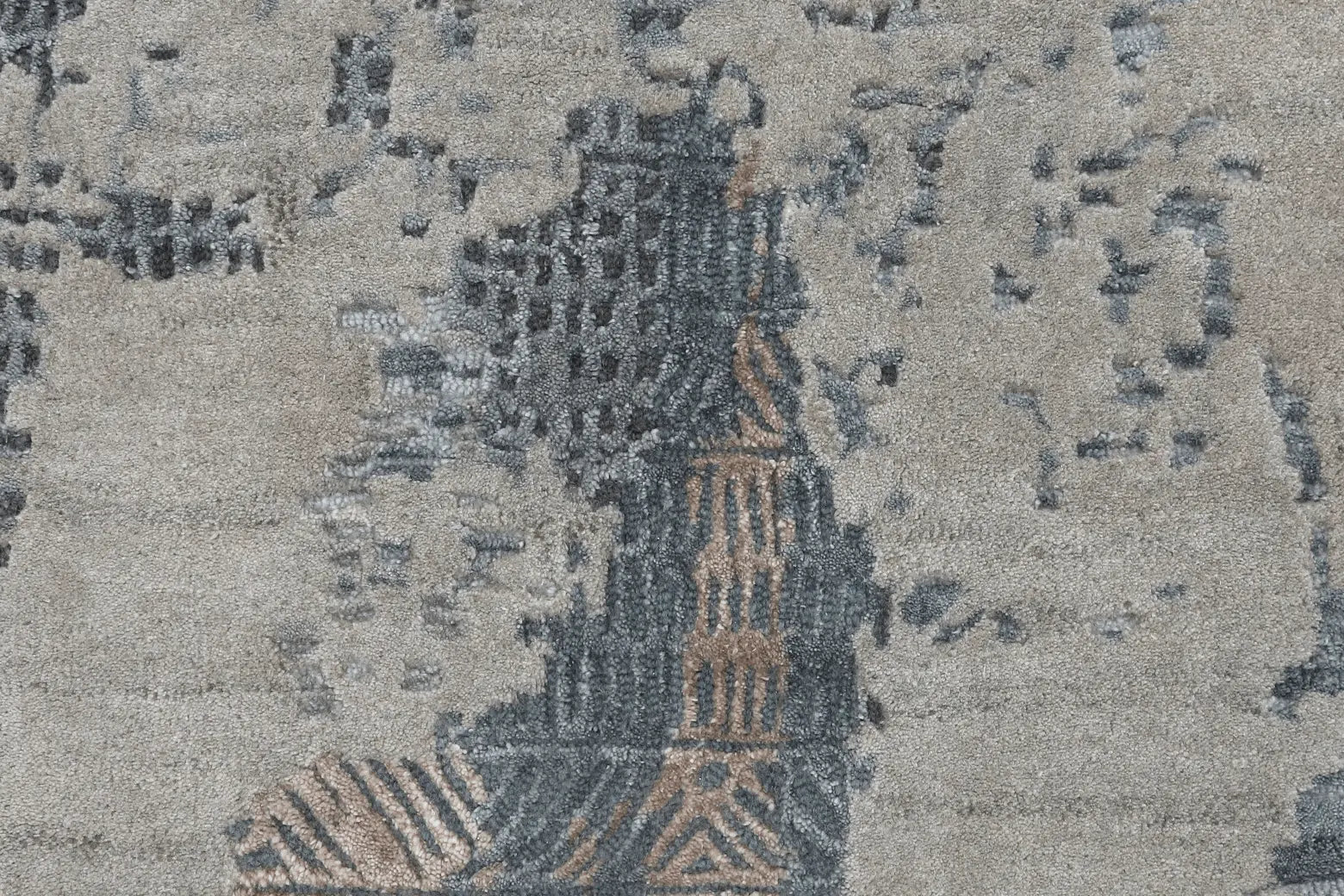 Alfombra Laguna - Gris azulada, grande, para el Salón