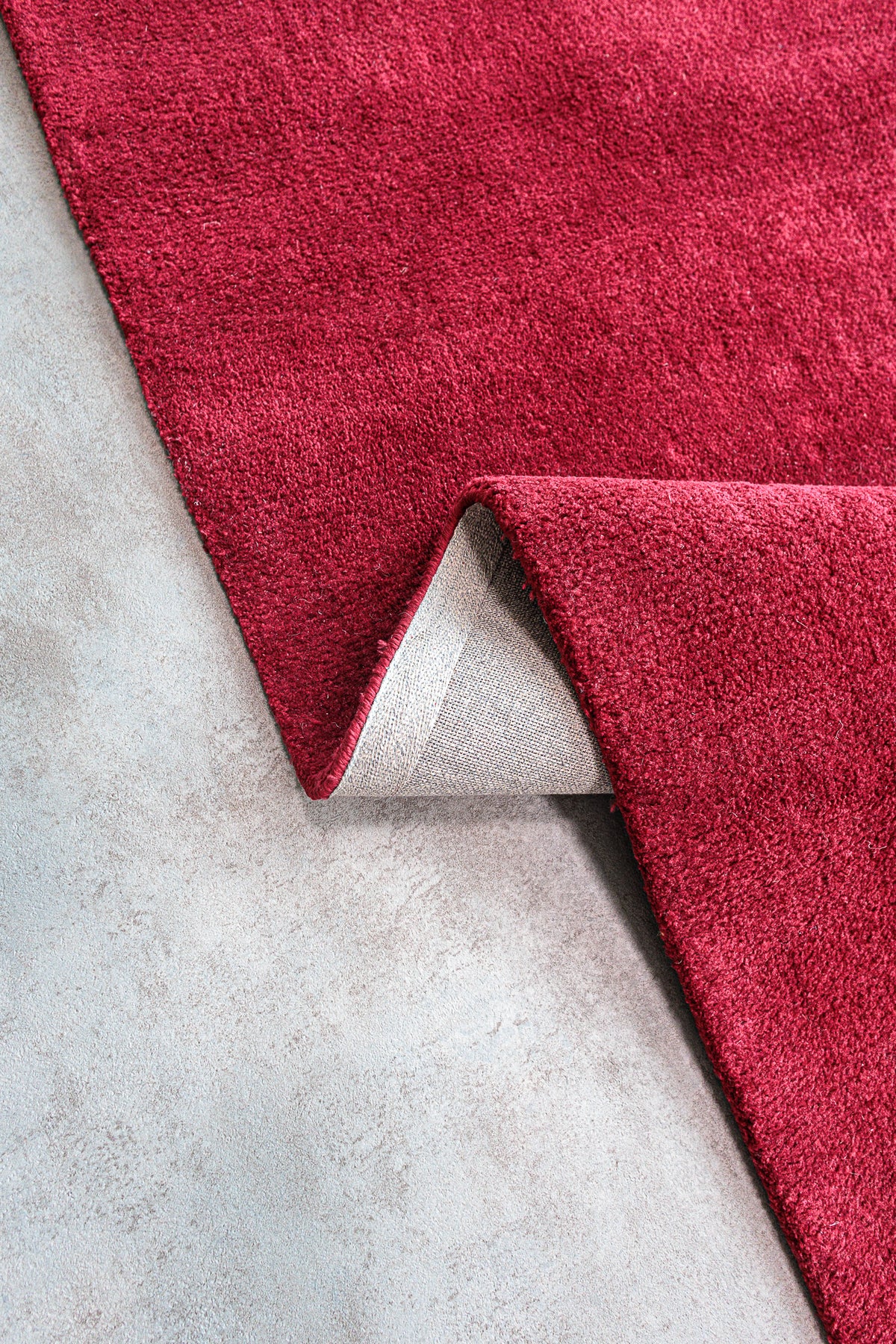 Teppich Togo Red – Weicher Polyester-Teppich für das Wohnzimmer