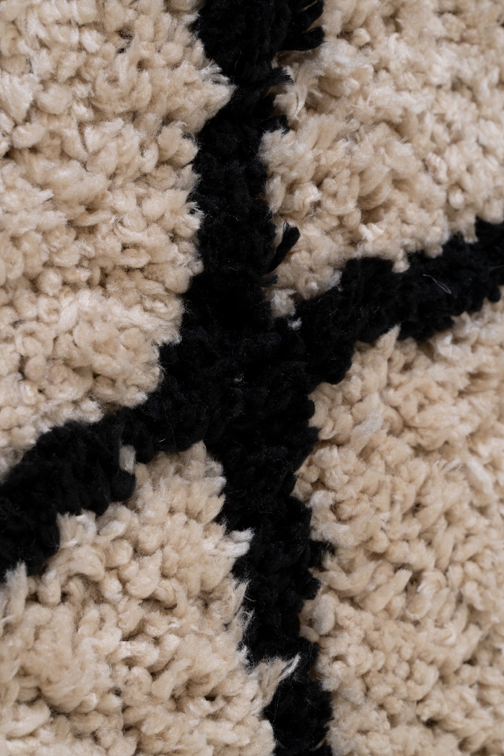 Alfombra Berber soft Touch Beige Negro - de Micro Poliester