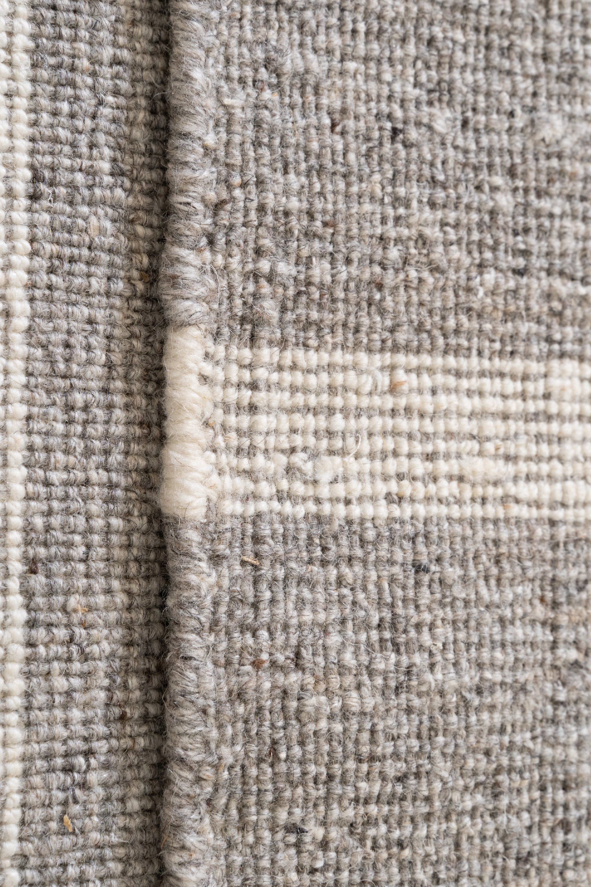 Alfombra Cherai Gris - Lana hecha a mano 200x300