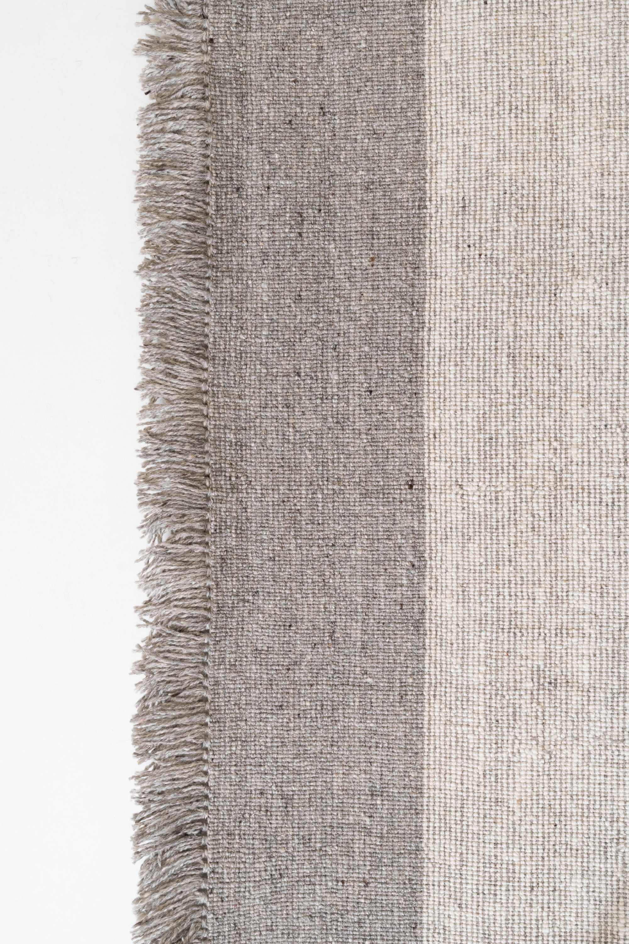 Cherai-Teppich Grau - Handgefertigter Wollteppich 200x300