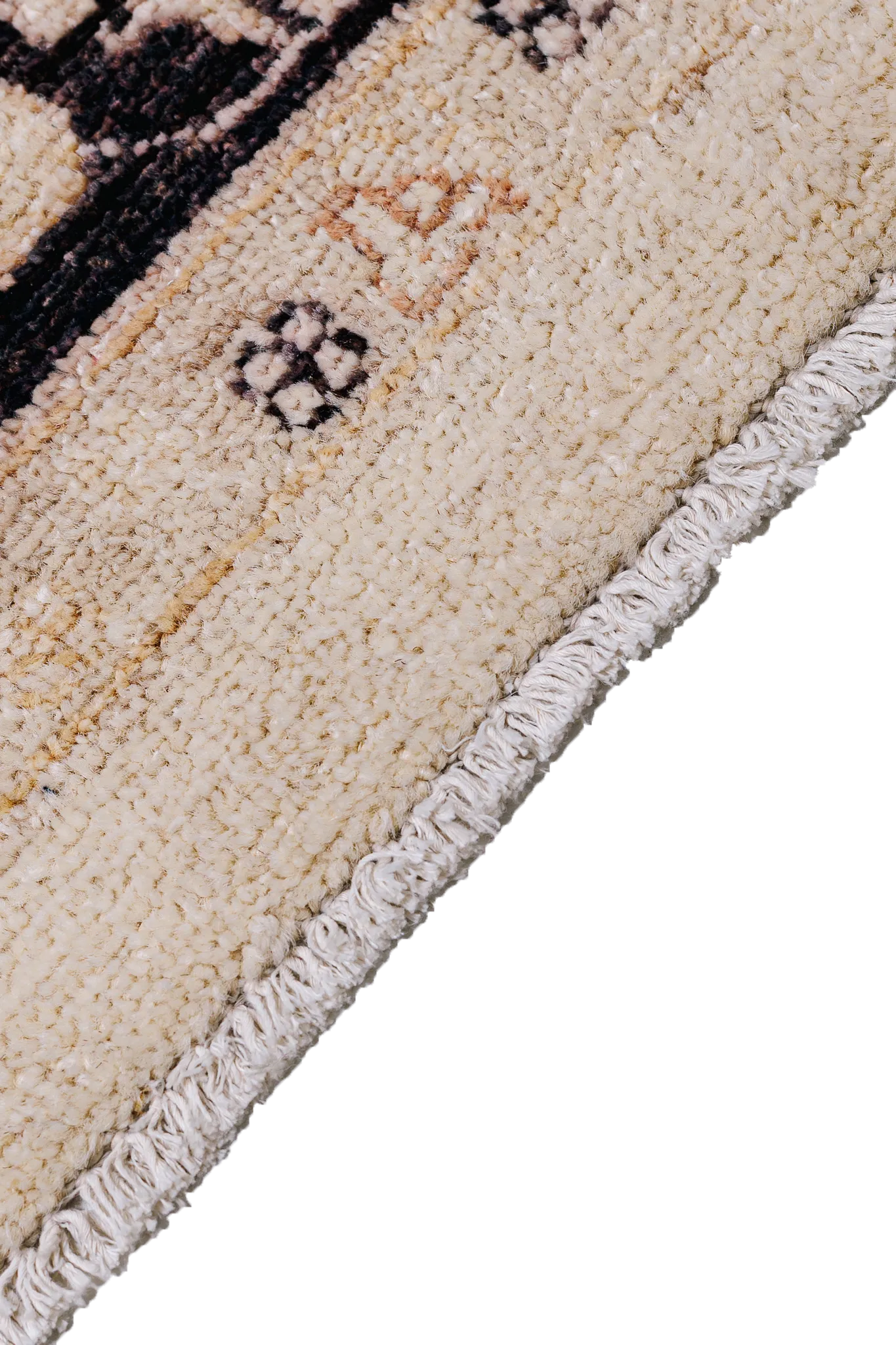 Alfombra Ziegler Farahan - Blanca y Negra 183 x 256 cm