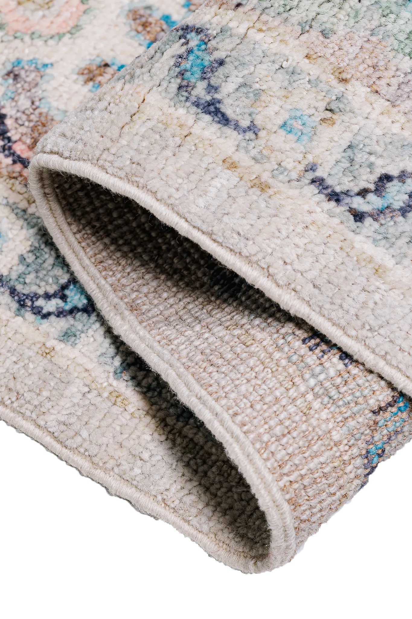 Teppich Oushak Beige - aus Wolle, 168x245cm