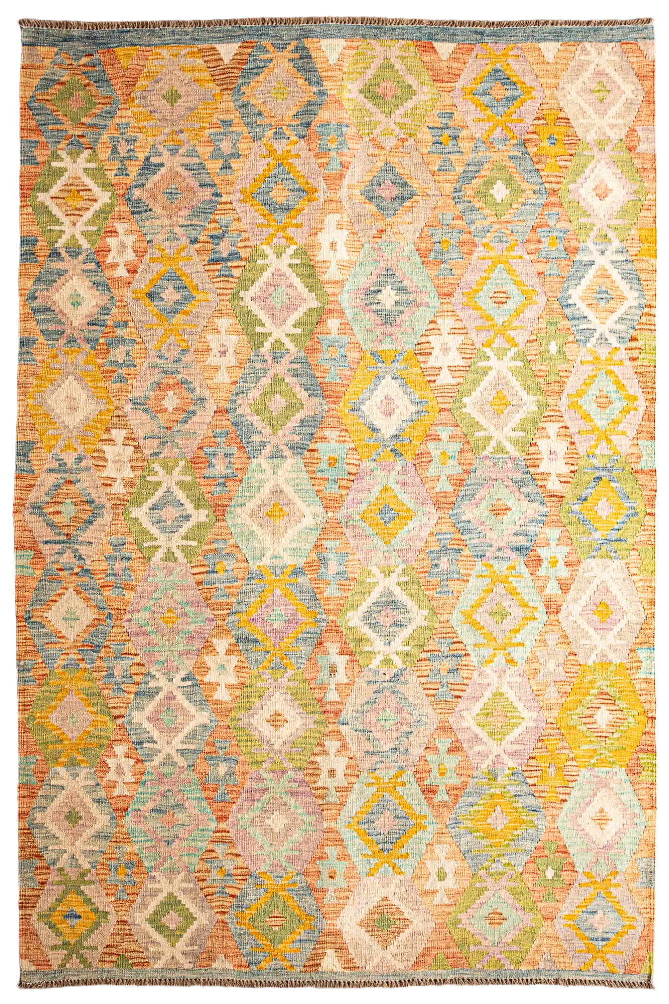 Teppich Kelim Mai Mai - 100 % Wolle - 173x247cm