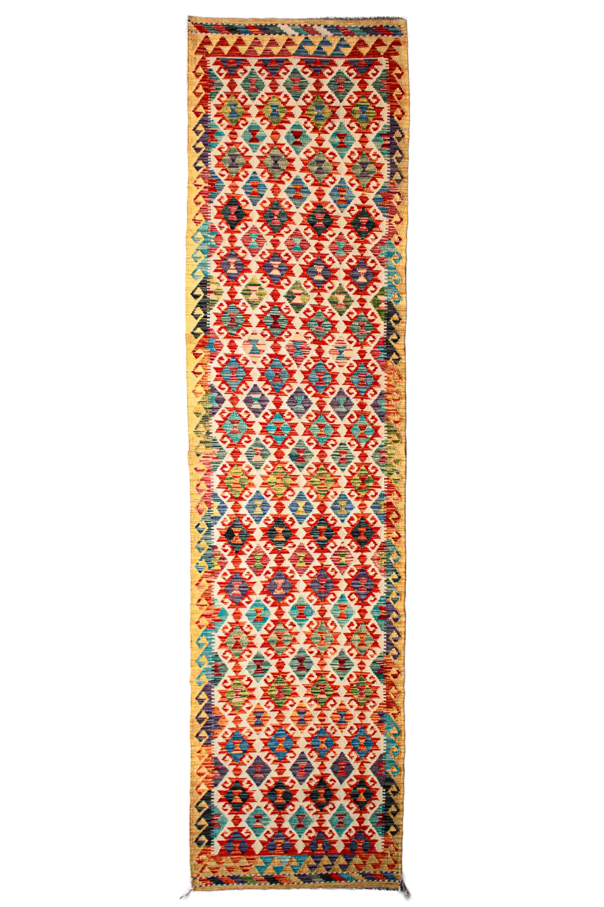 Alfombra Kilim Mai Mai 100% Lana - 82x411cm
