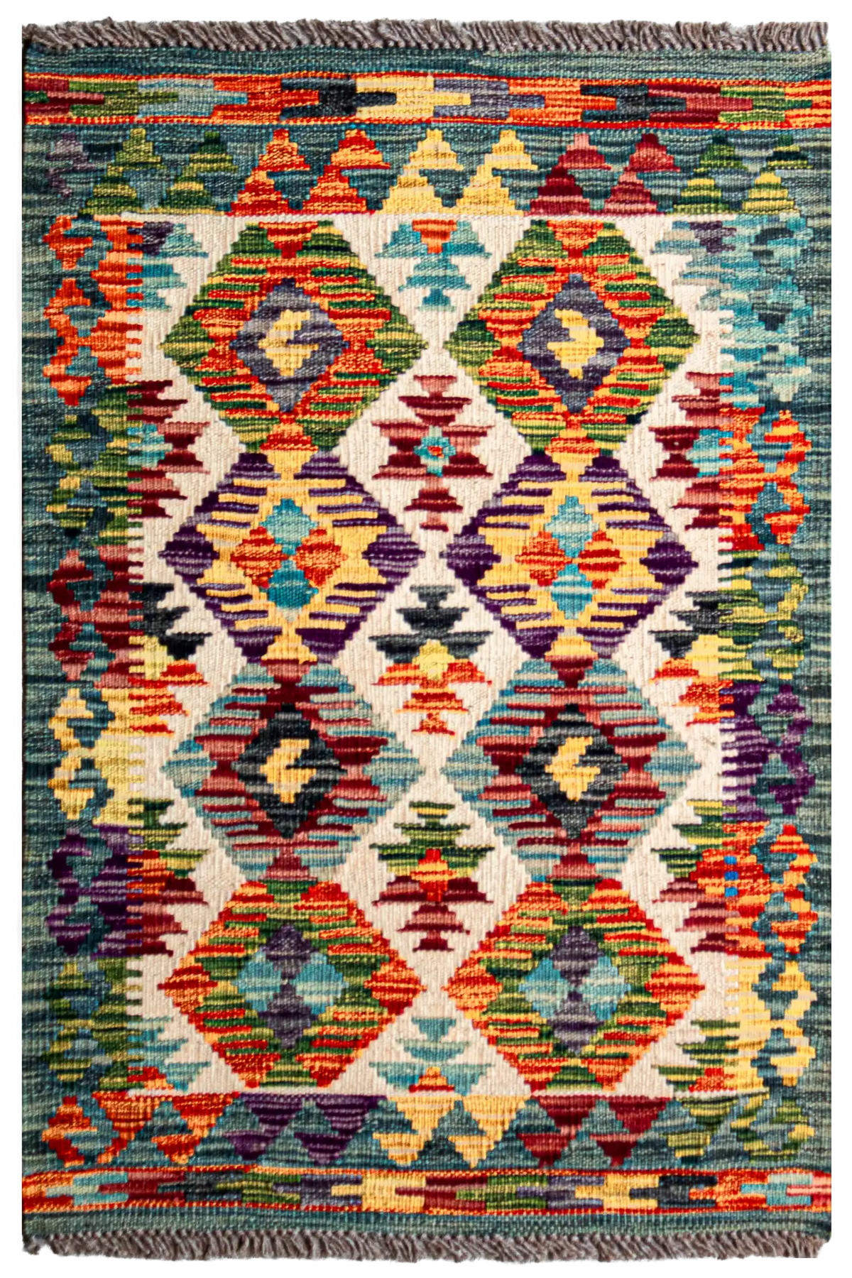 Alfombra Kilim Mai Mai 100% Lana - 60x90cm