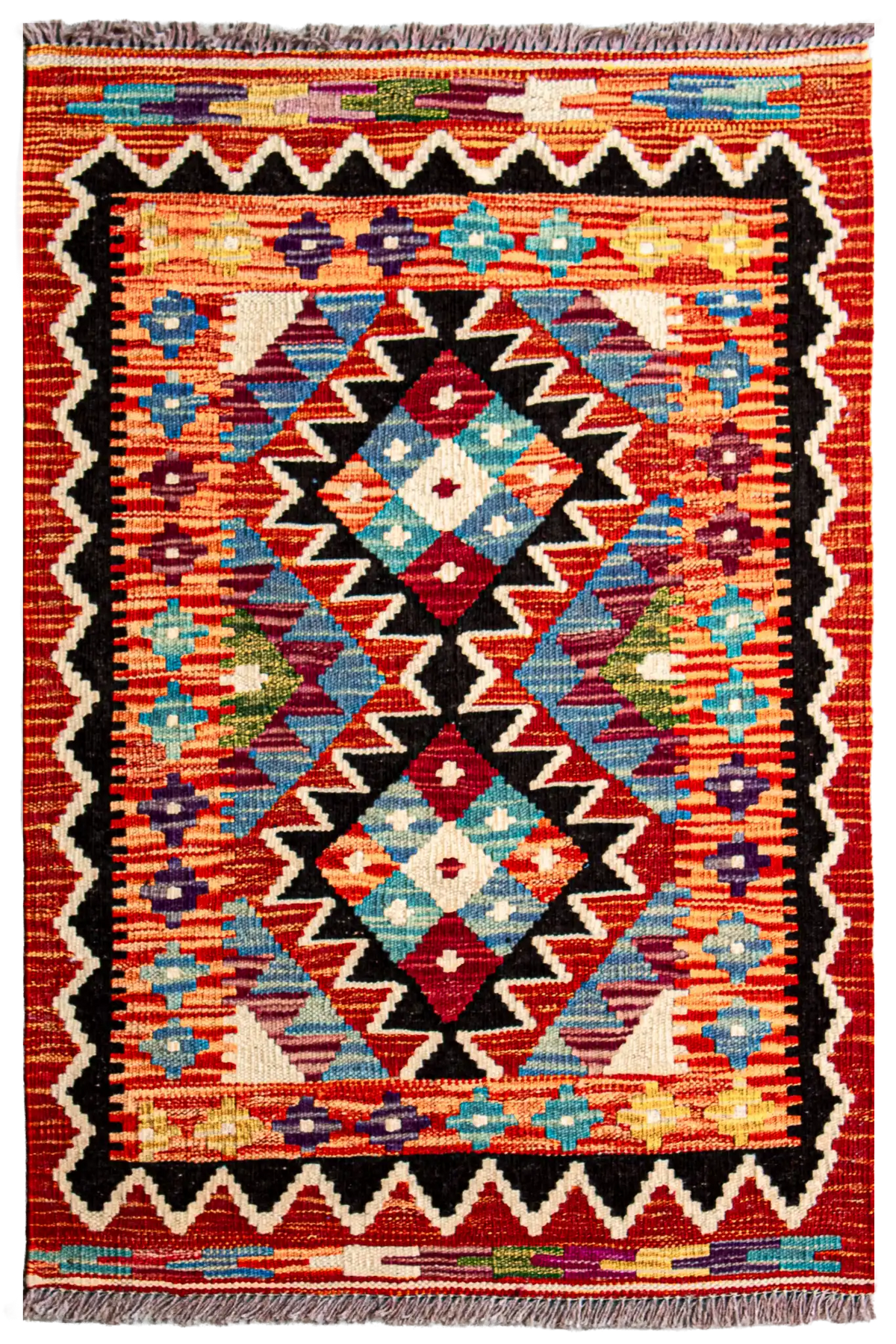 Alfombra Kilim Mai Mai 100% Lana - 60x90cm