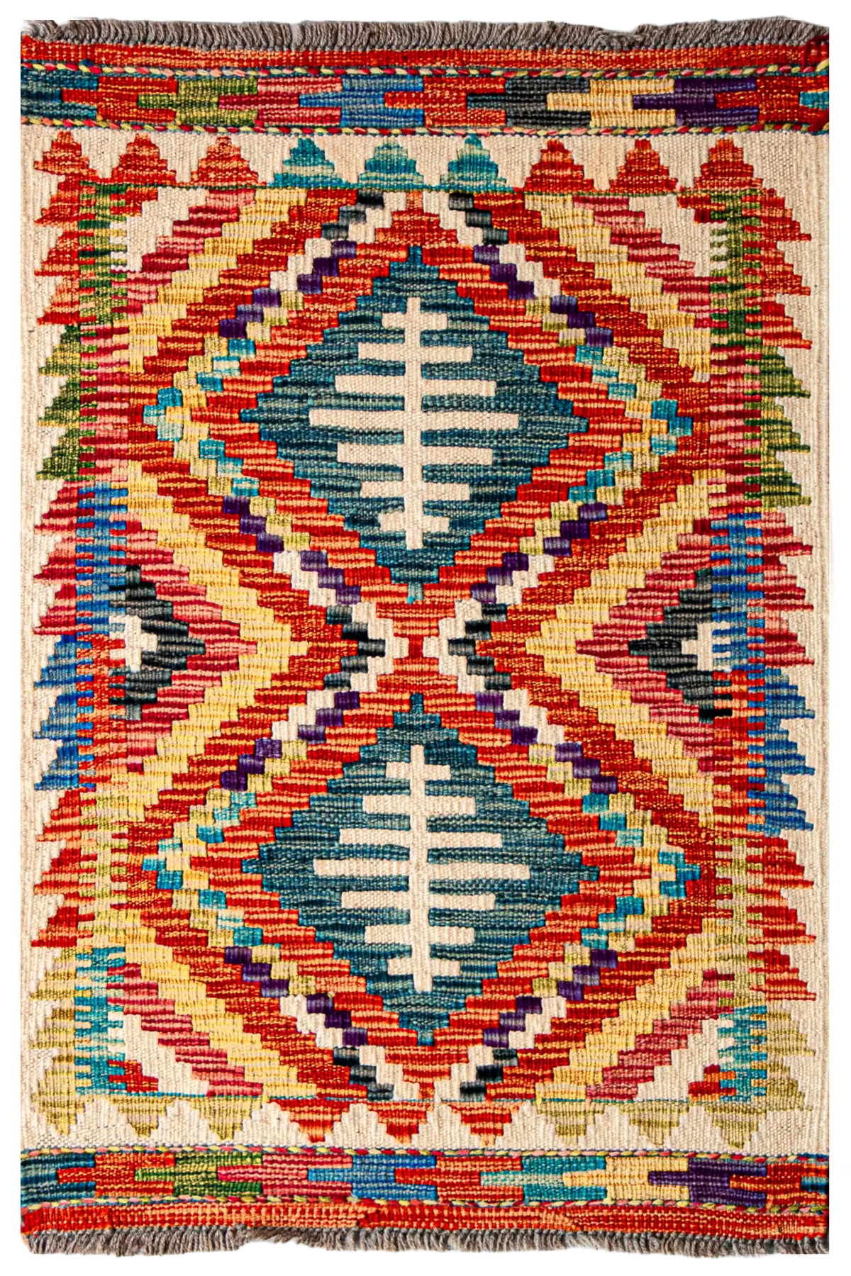 Alfombra Kilim Mai Mai 100% Lana - 60x90cm