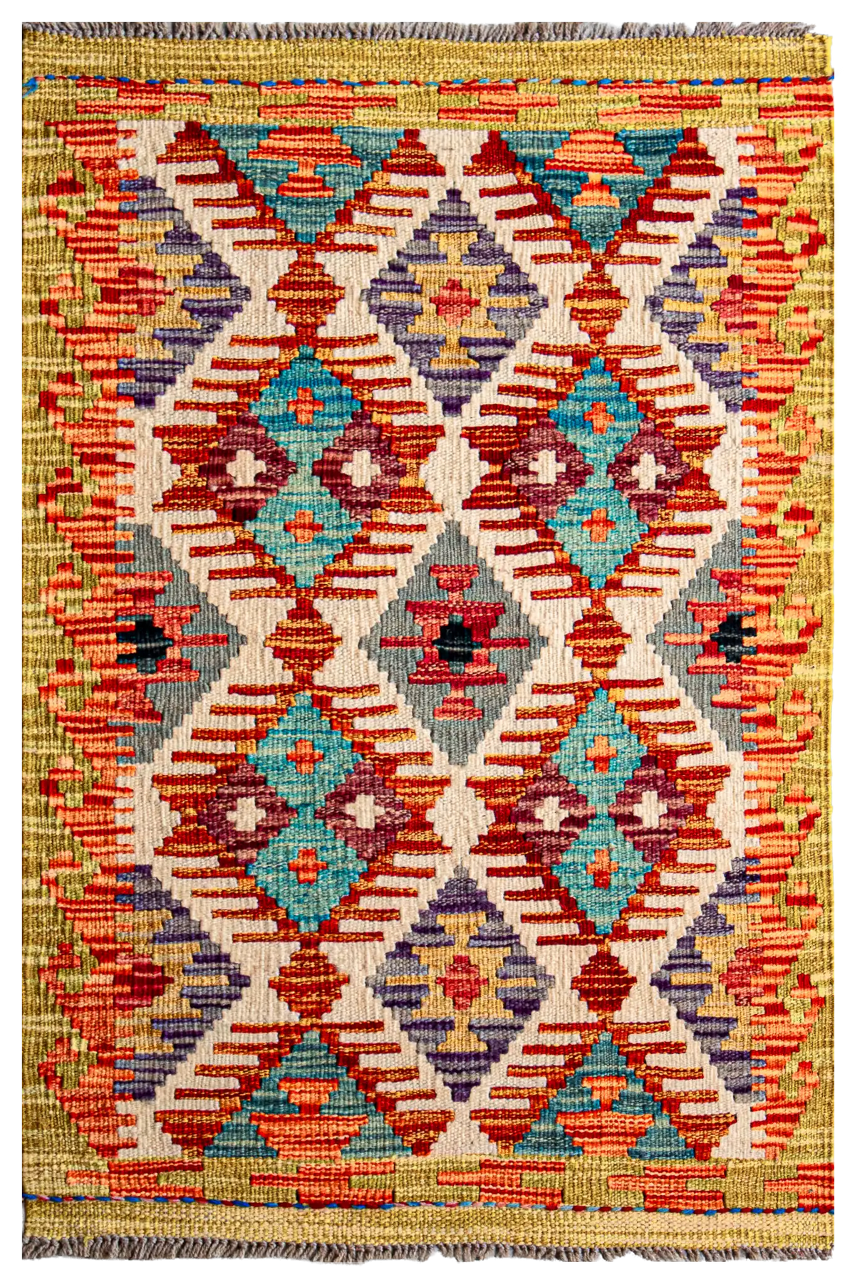Alfombra Kilim Mai Mai 100% Lana - 60x90cm
