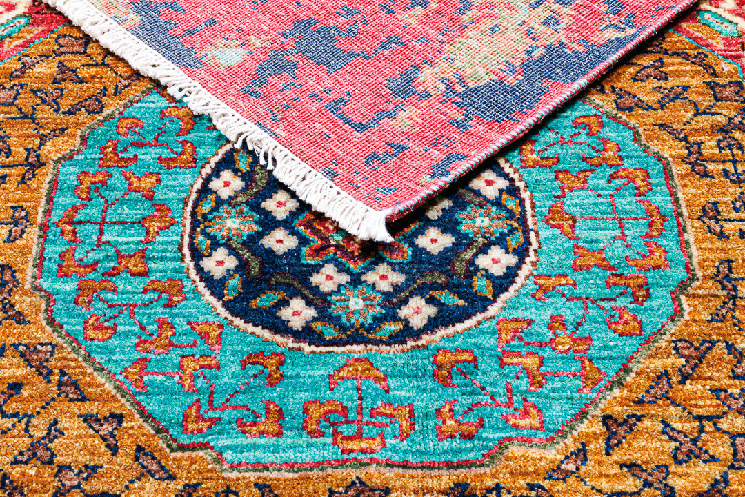 Alfombra Mamluk - para Salón Artesanal Multicolor 175 x 240cm