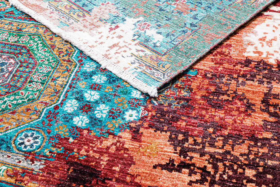 Alfombra Mamluk - para Salón Artesanal Multicolor 172 x 235 cm