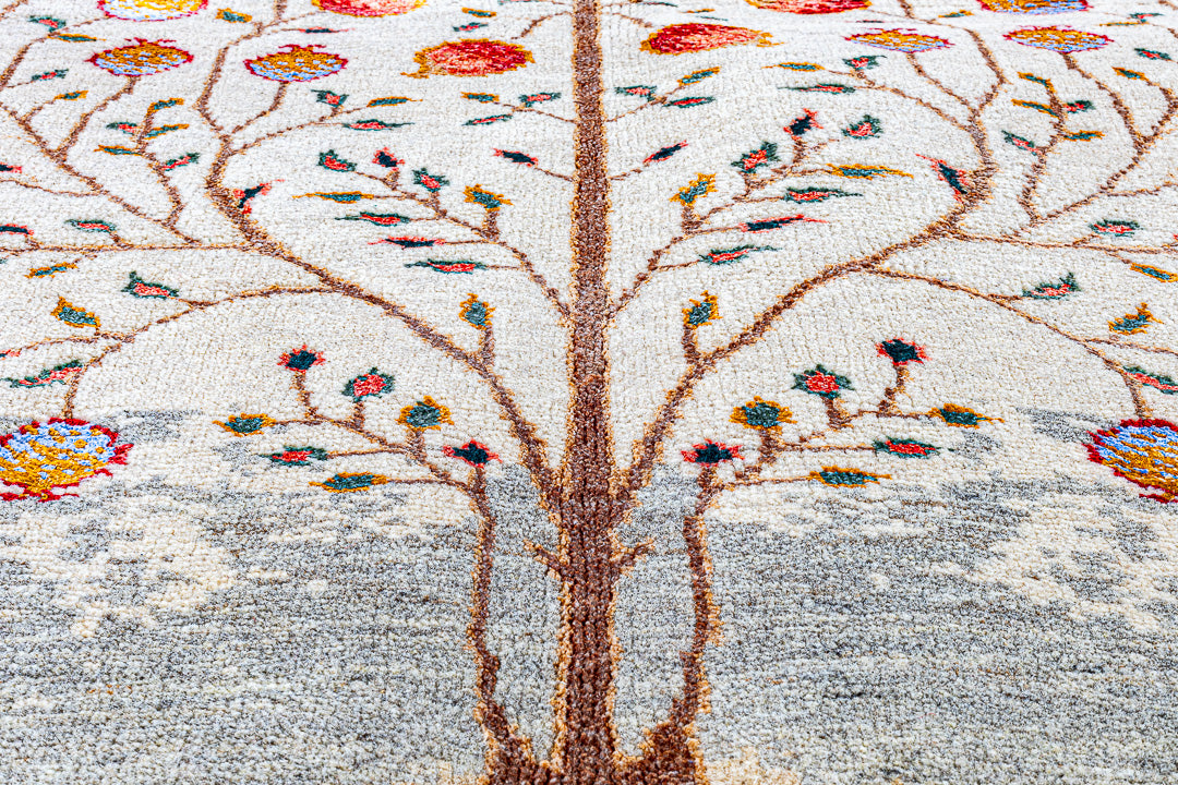 Alfombra Gabbeh Loribaft - de salón Beige 175 x 247