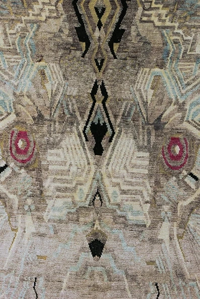 Afghan Lux Teppich - aus Sari-Seide und Ghazni-Wolle