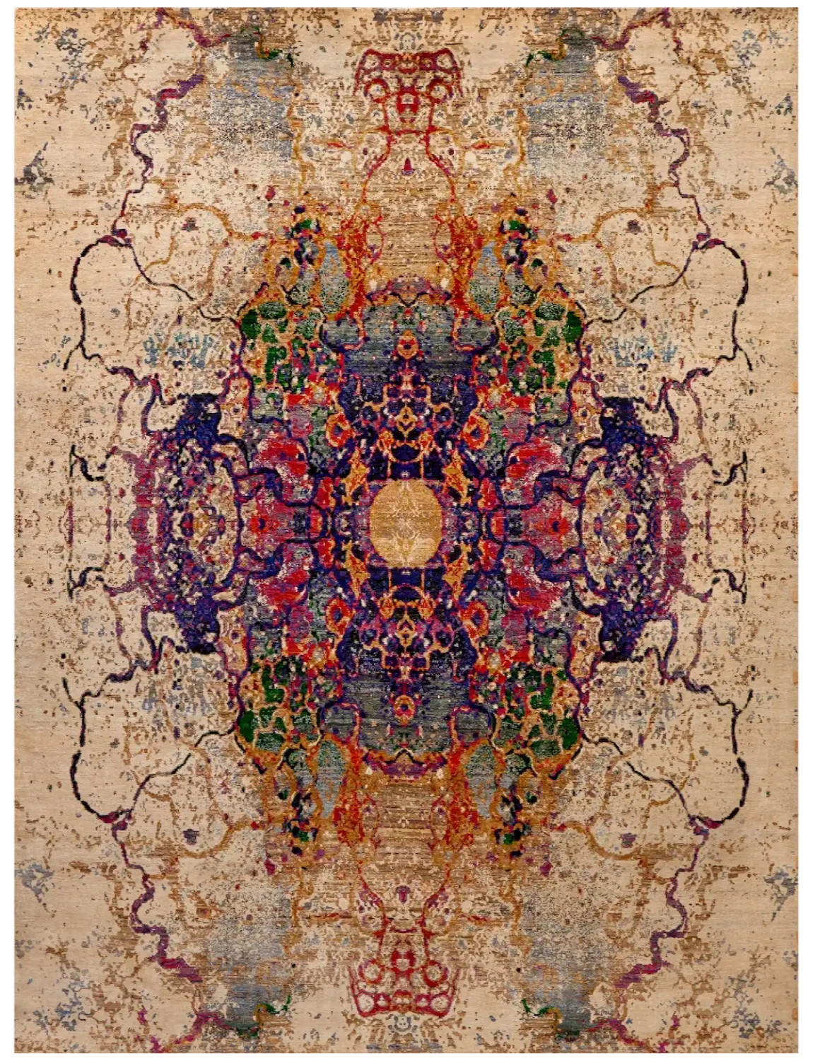 Alfombra Silken - de Lujo Seda 250x300 Multicolor