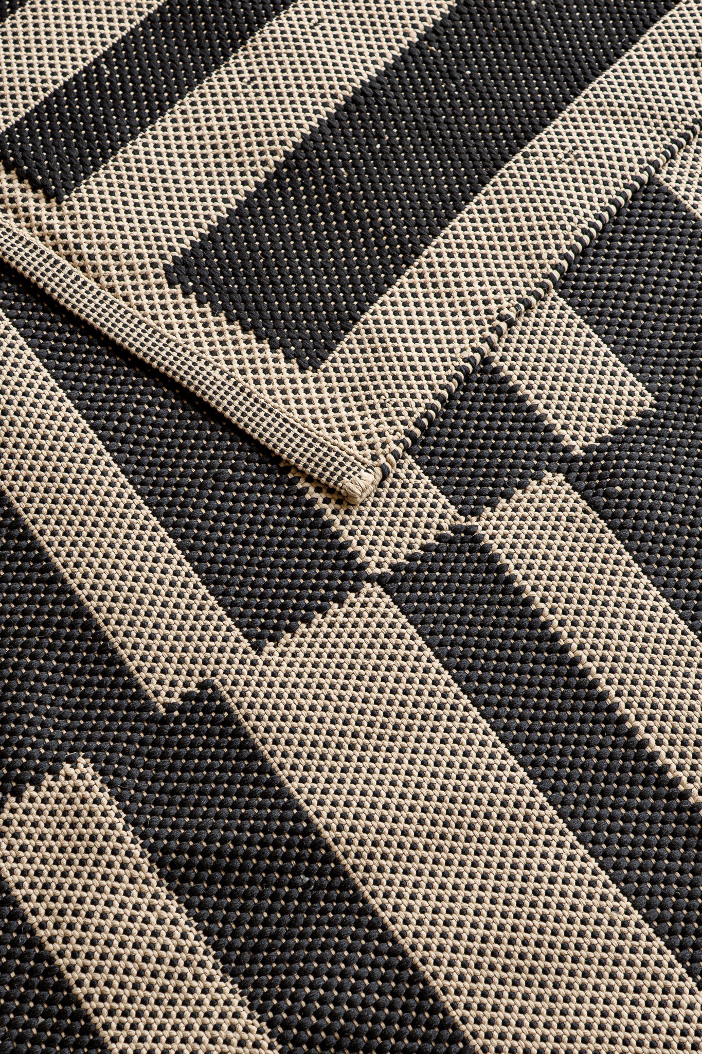Teppich Duna Black - Synthetisch, von außen