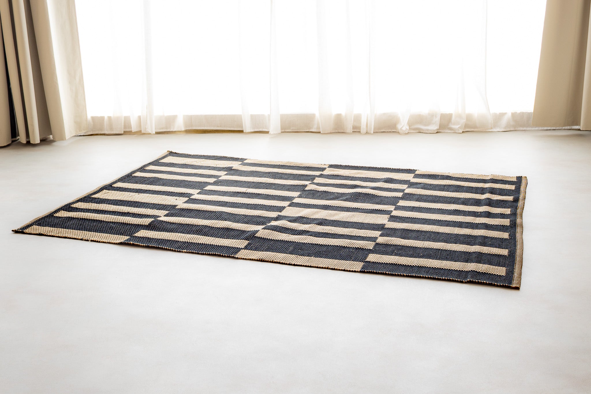 Teppich Duna Black - Synthetisch, von außen
