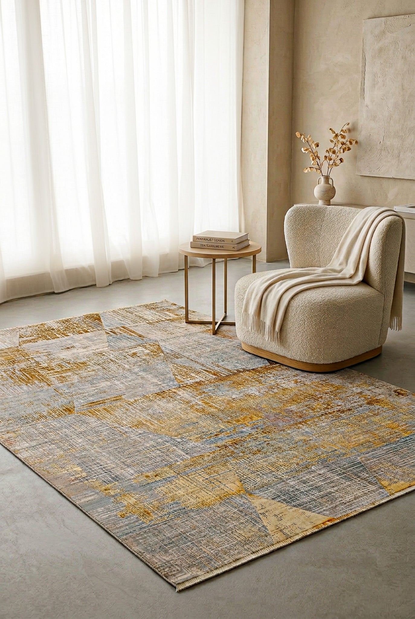 Teppich Lux Türkisch Golden Desing – Wohnzimmerteppich